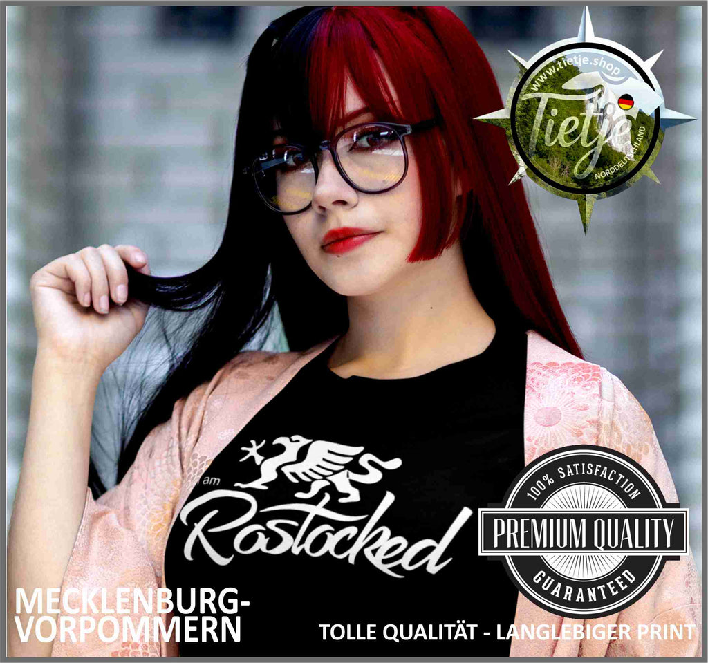 MECKLENBURG-VORPOMMERN - Städte - ROSTOCKED  - Damen Premiumshirt