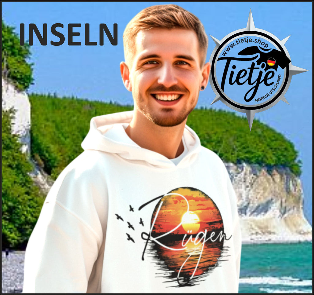 INSELN - RÜGEN  - Unisex Kapuzenpullover Hoodie