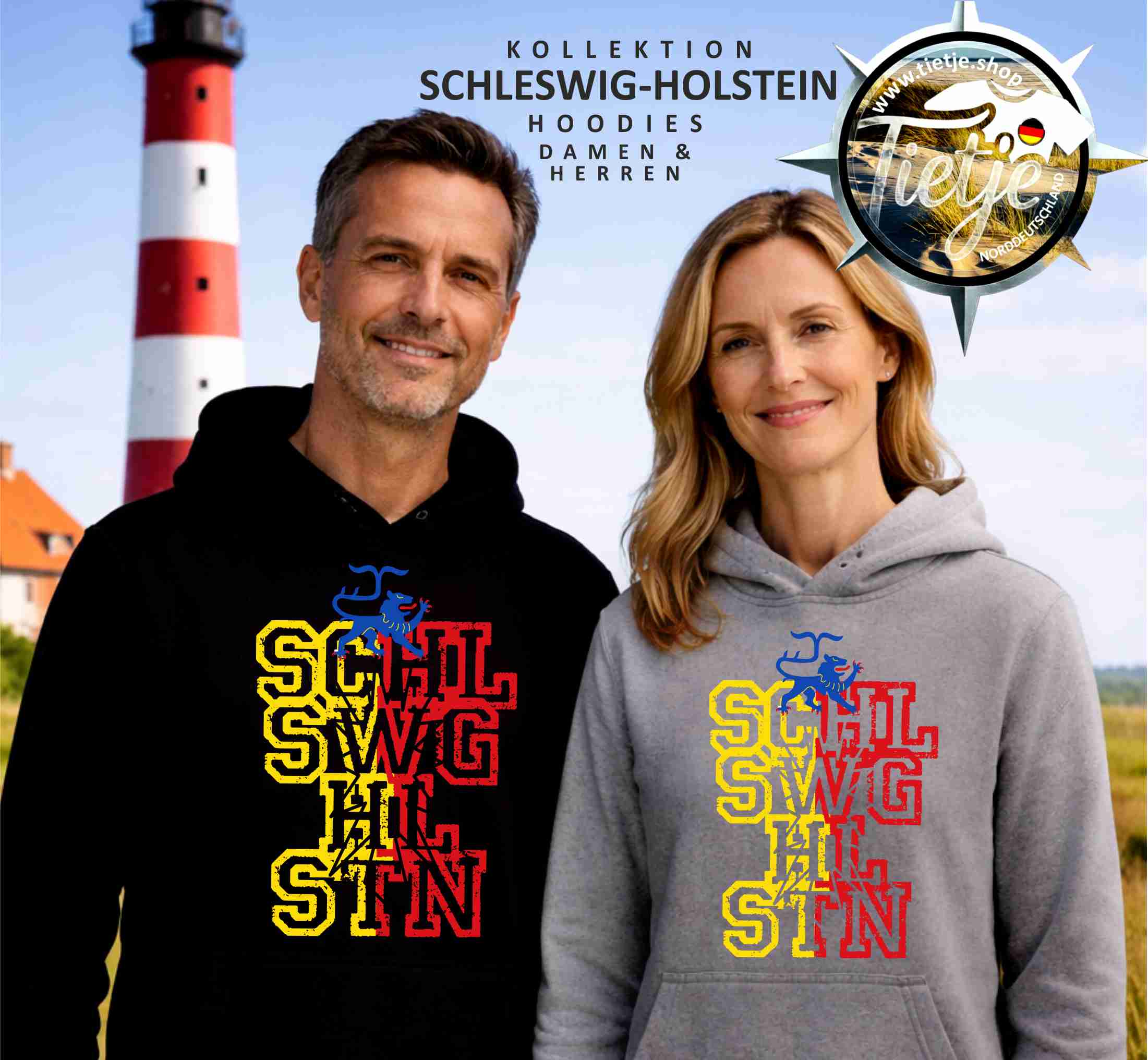 SCHLESWIG-HOLSTEIN - SWH  - Unisex Kapuzenpullover Hoodie