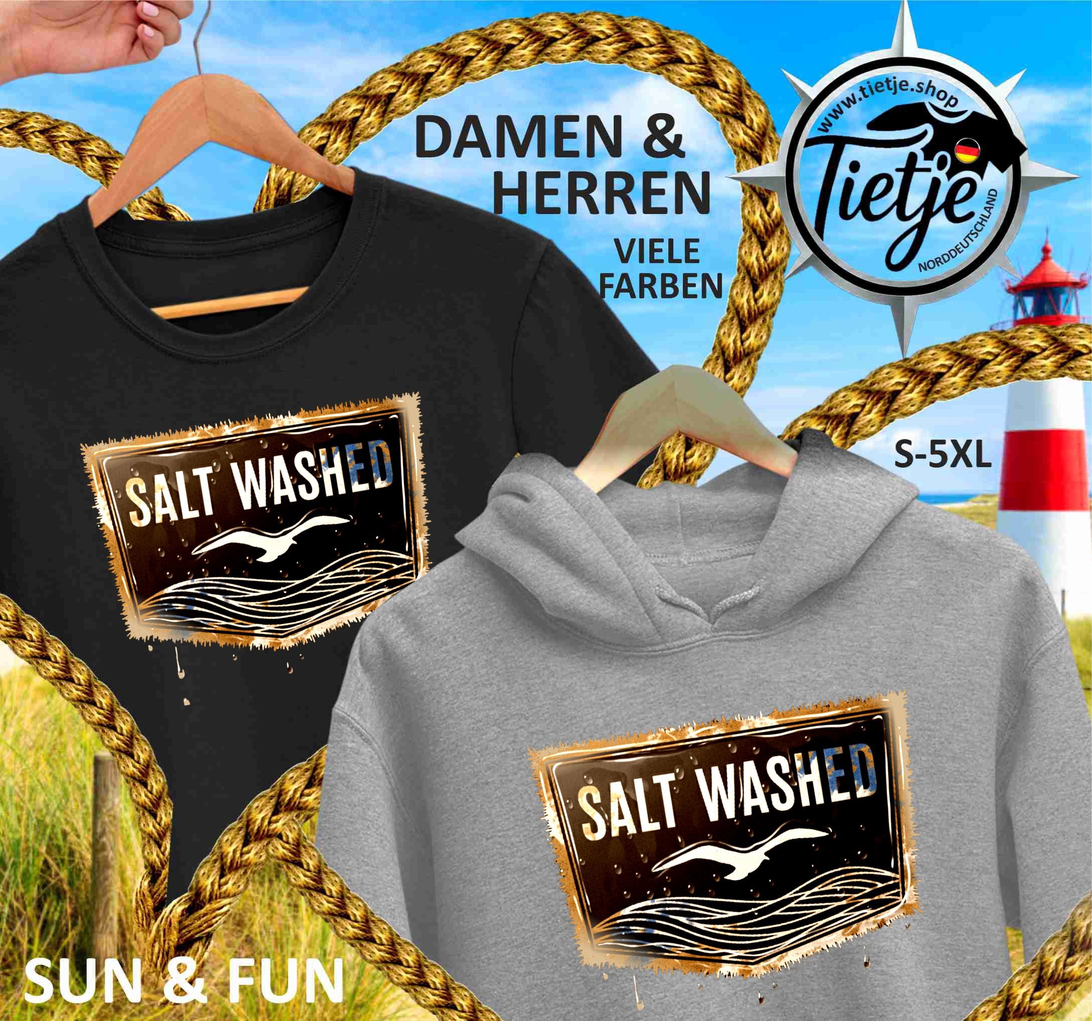 FUN & SUN - SALT washed  - Herren Shirt