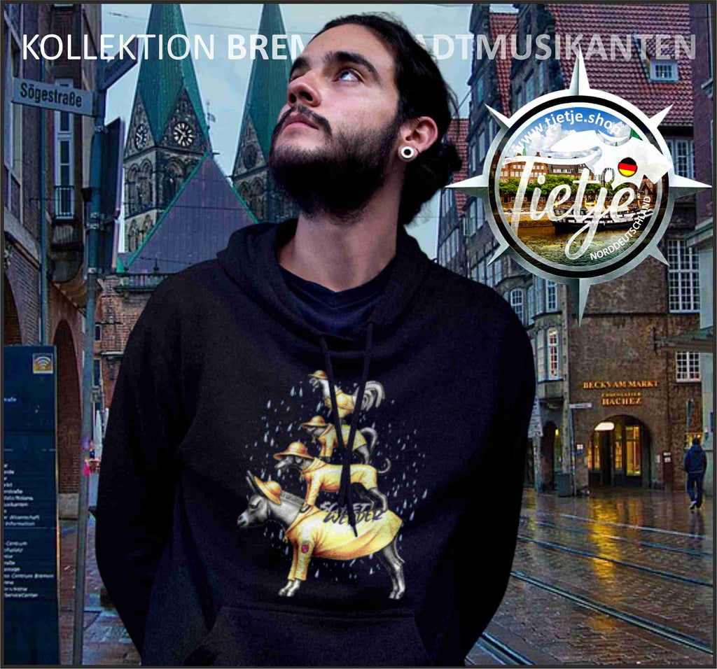 BREMEN - Stadtmusikanten - SCHIETWEDDER  - Unisex Kapuzenpullover Hoodie