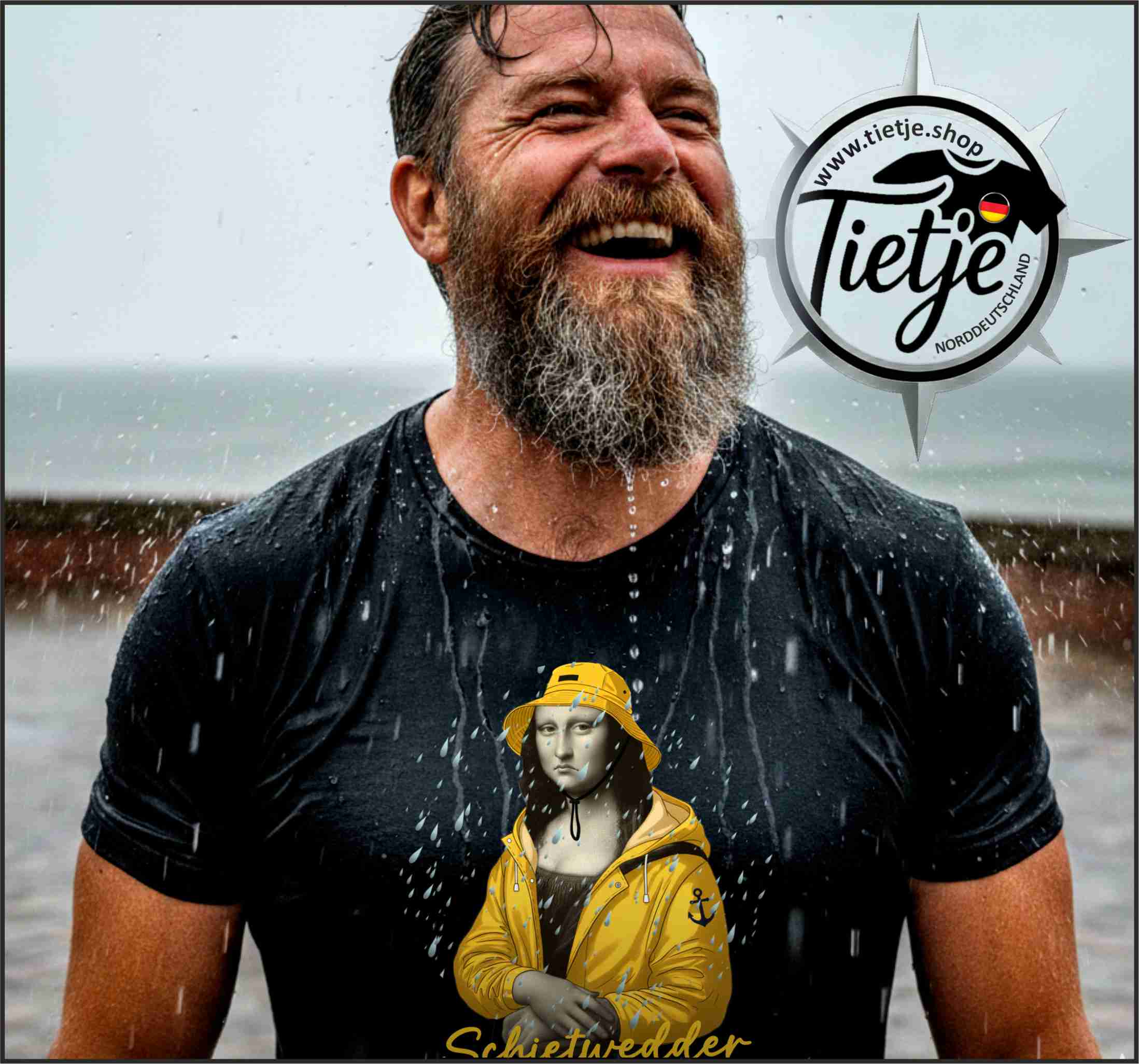 FUN & SUN - SCHIETWEDDER  - Herren Shirt