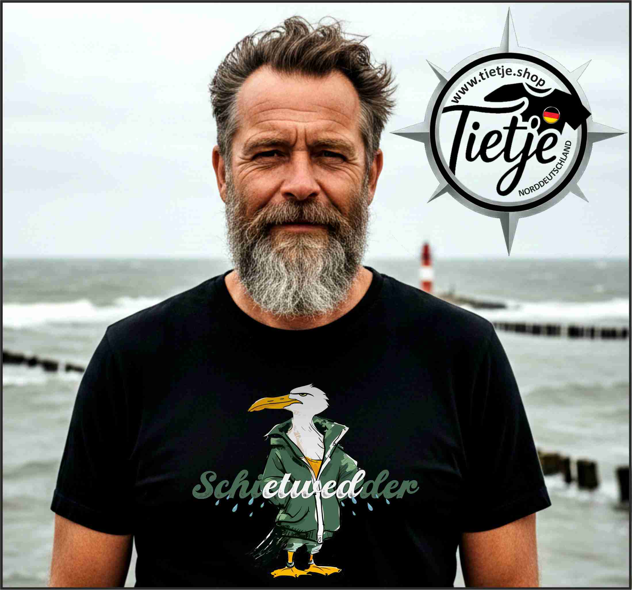 FUN & SUN - SCHIETWEDDER  - Herren Shirt