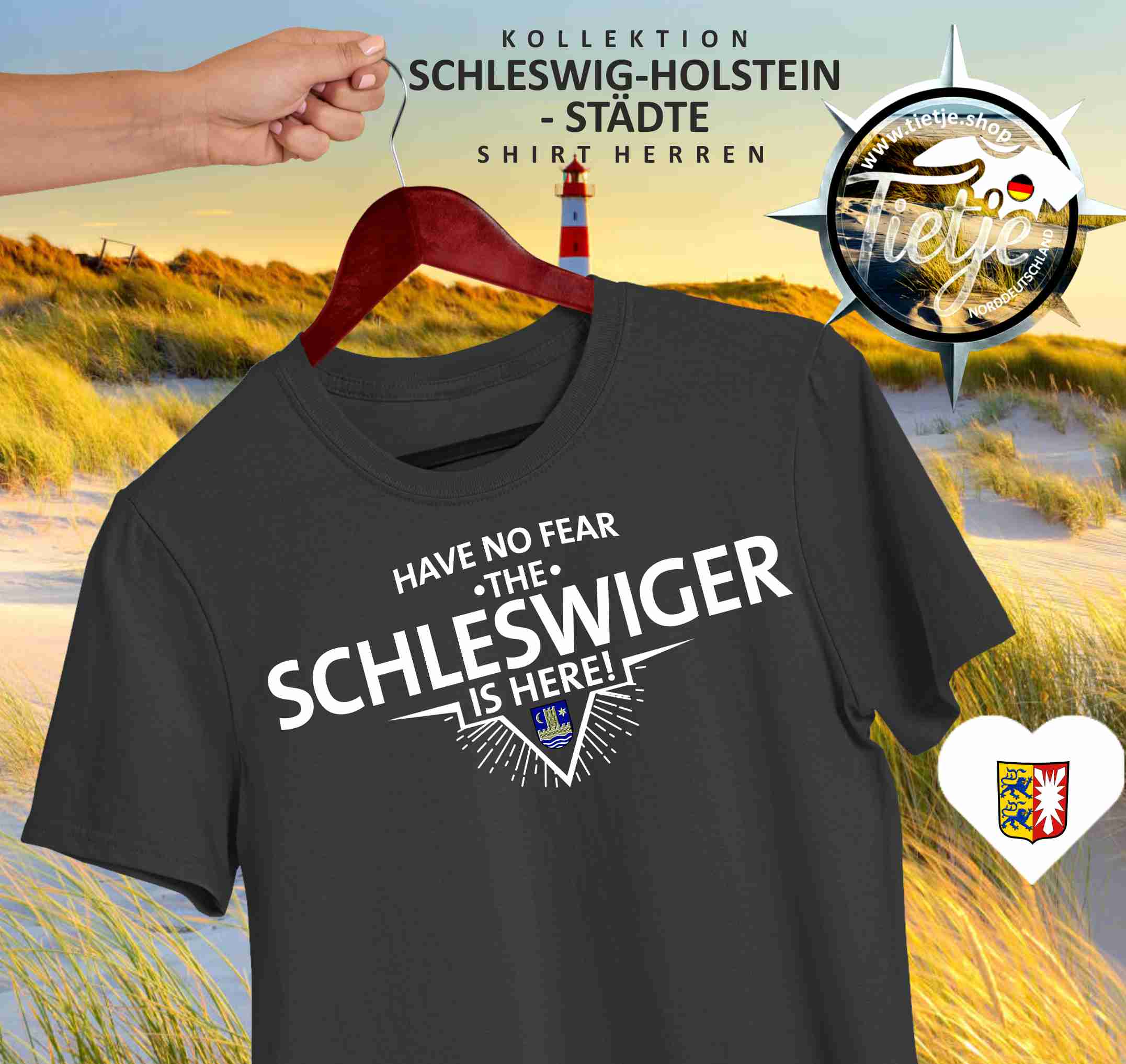 SCHLESWIG-HOLSTEIN - Städte - SCHLESWIGER  - Herren Shirt