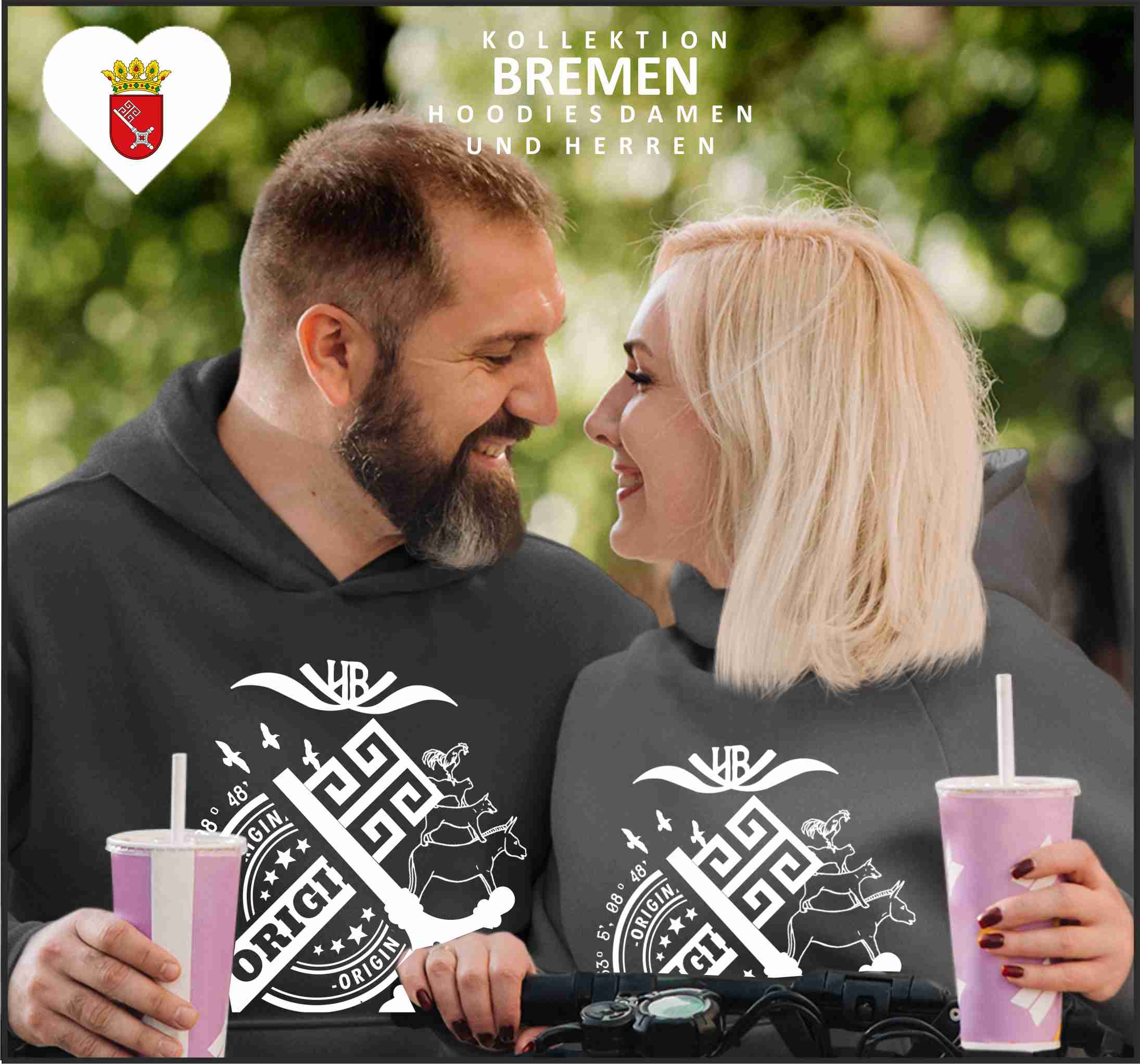 BREMEN - ORIGINAL  - Unisex Kapuzenpullover Hoodie