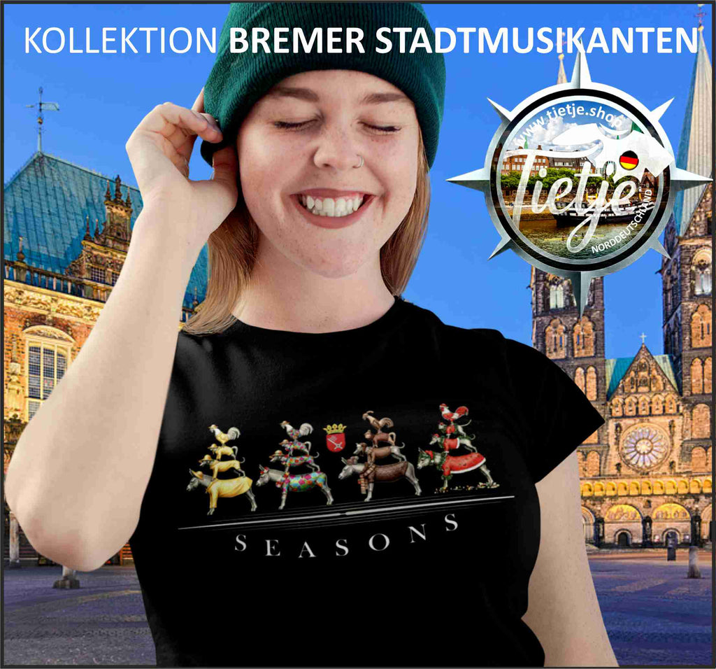 BREMEN - Stadtmusikanten - SEASONS  - Damen Premiumshirt