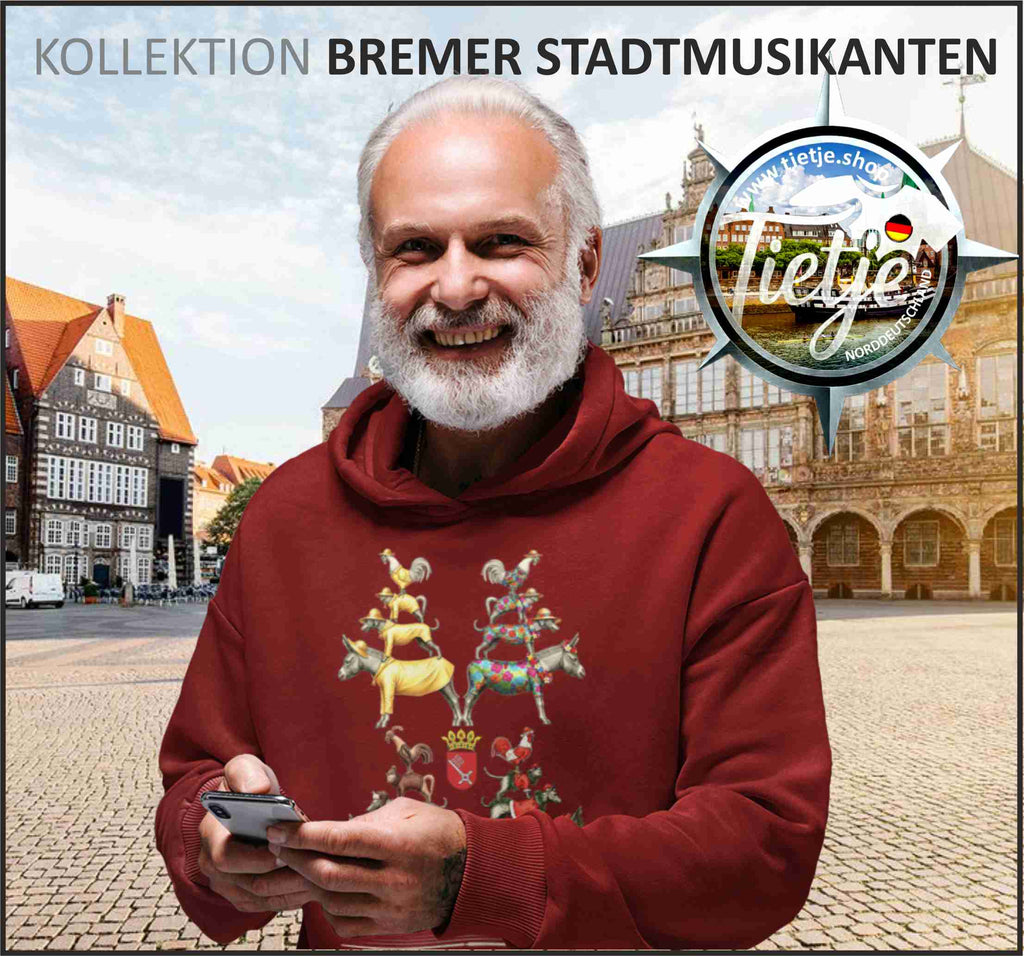 BREMEN - Stadtmusikanten - S E A S O N S  - Unisex Kapuzenpullover Hoodie