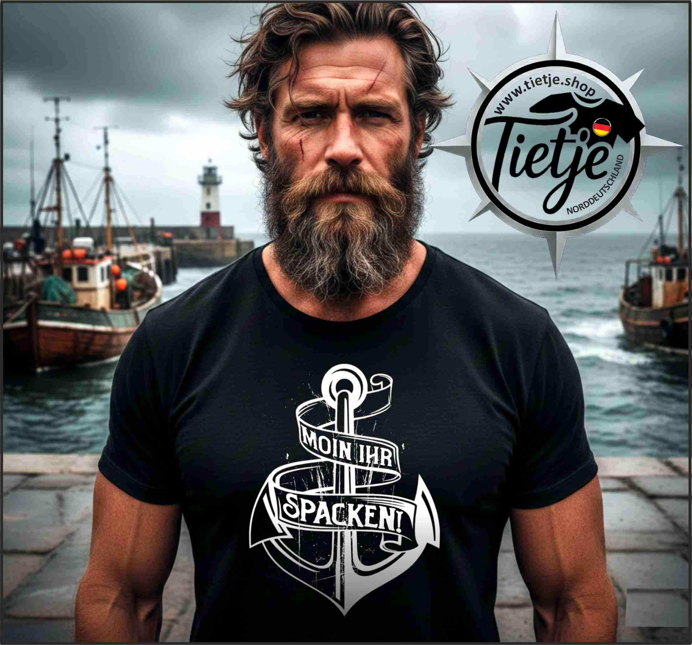 FUN & SUN - MOIN ihr SPACKEN  - Herren Shirt