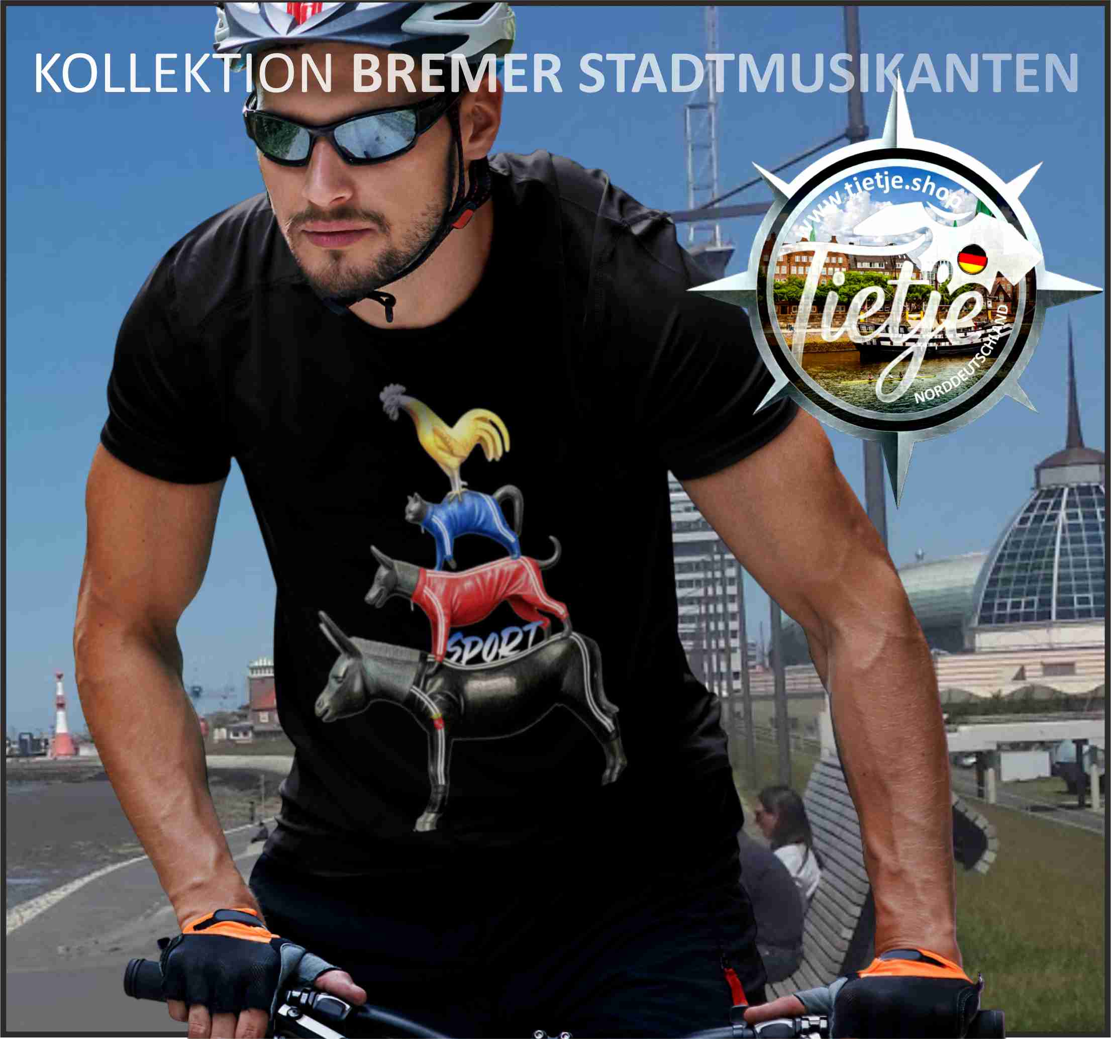 BREMEN - Stadtmusikanten - SPORT  - Herren Shirt