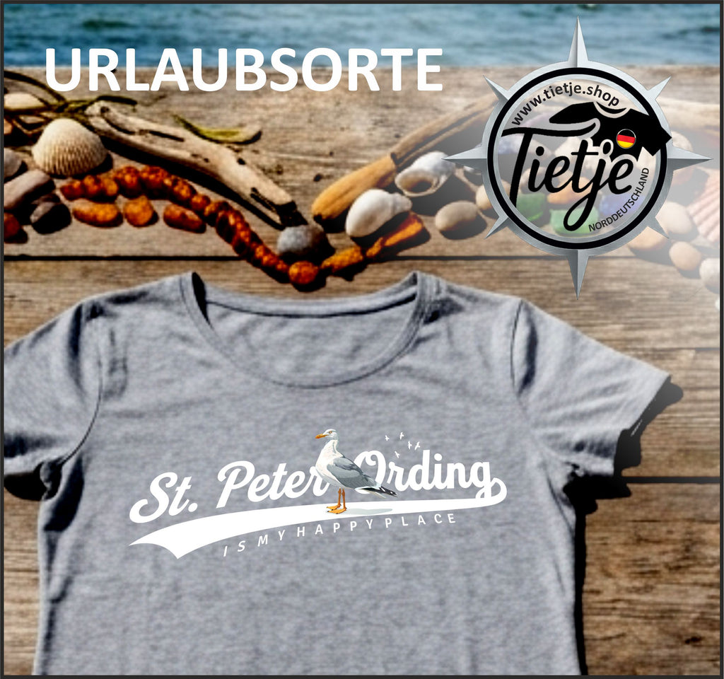 URLAUBSORTE - St. Peter Ording  - Damen Premiumshirt