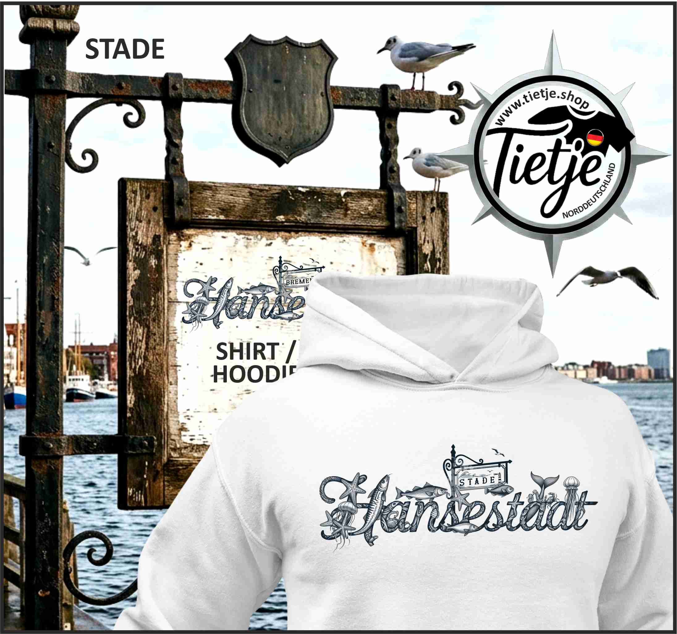 HAMBURG - HANSESTADT STADE  - Unisex Kapuzenpullover Hoodie