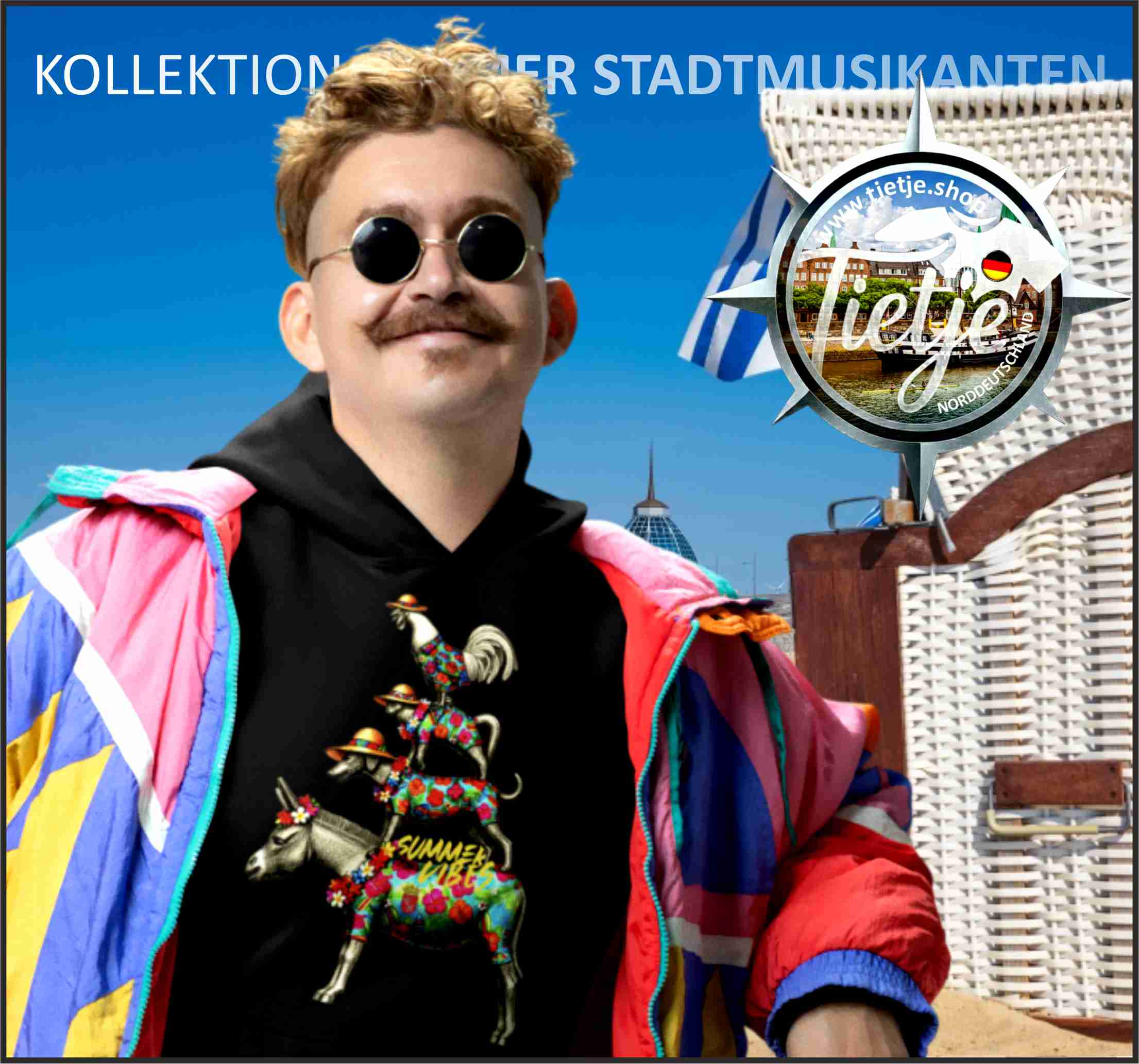BREMEN - Stadtmusikanten - SUMMER  - Unisex Kapuzenpullover Hoodie