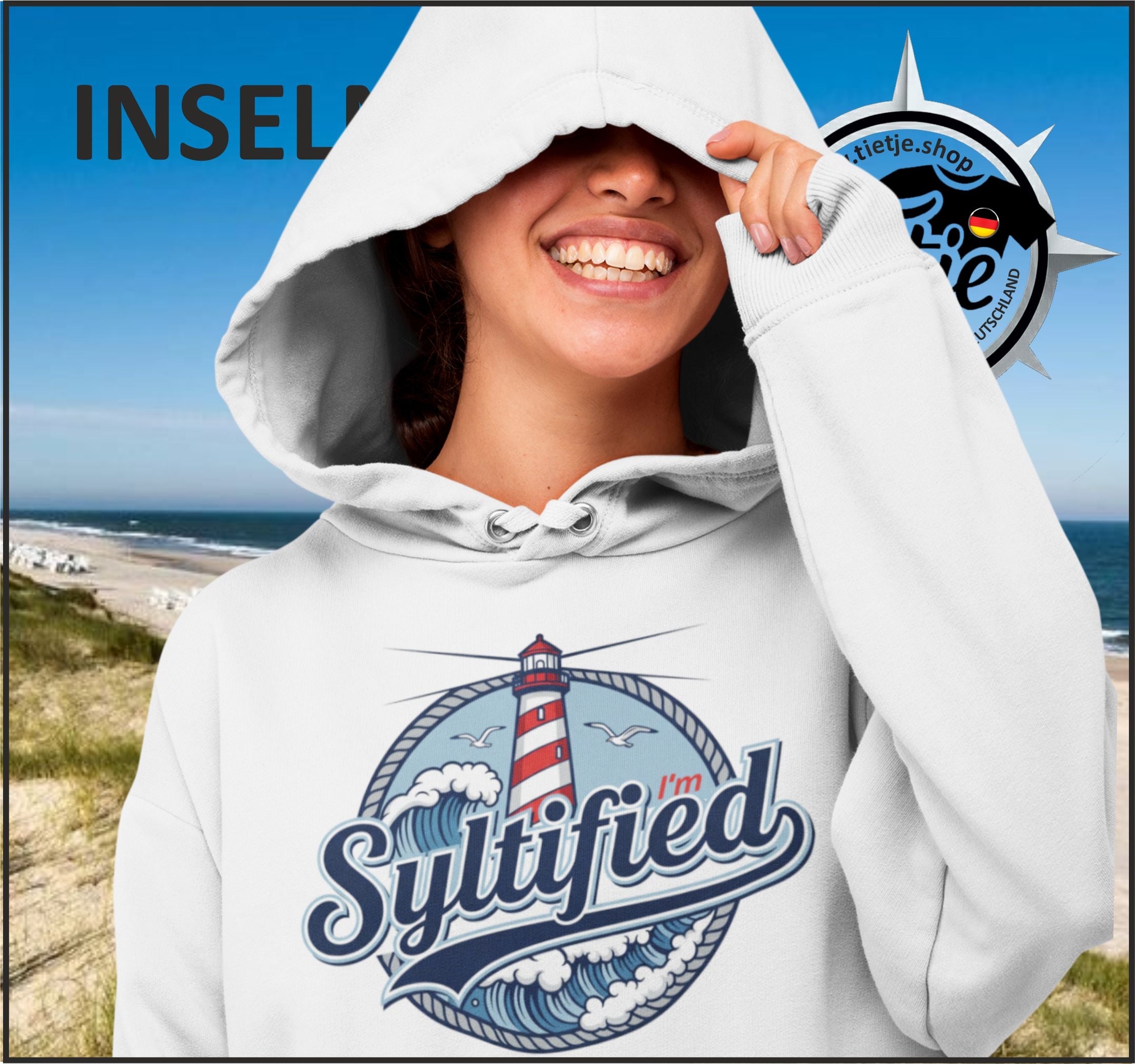 INSELN - SYLTIFIED  - Unisex Kapuzenpullover Hoodie