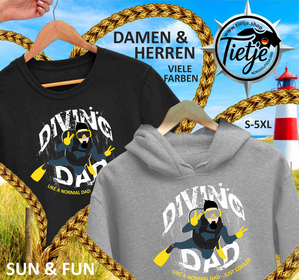 FUN & SUN - TAUCHEN - DIVING DAD  - Herren Shirt