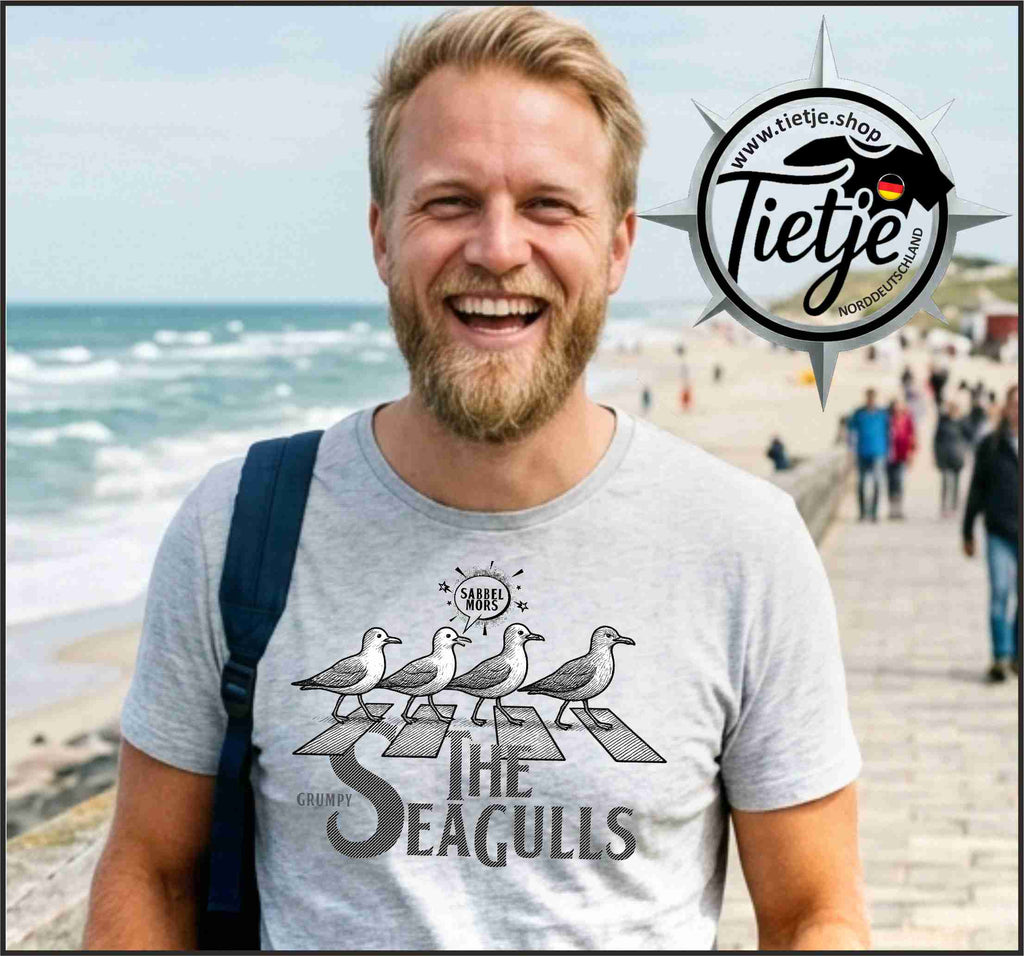 FUN & SUN - THE grumpy SEAGULLS  - Herren Shirt