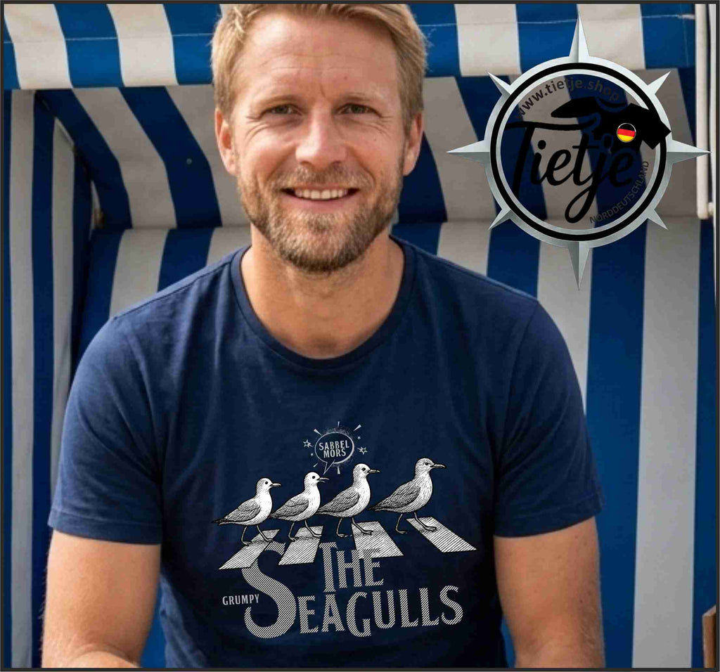 FUN & SUN - THE grumpy SEAGULLS  - Herren Shirt