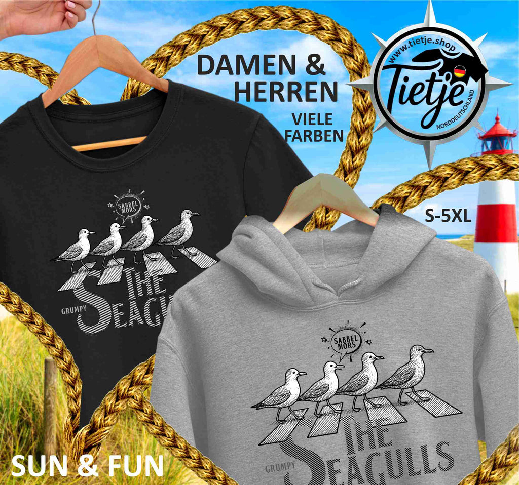 FUN & SUN - THE grumpy SEAGULLS  - Herren Shirt