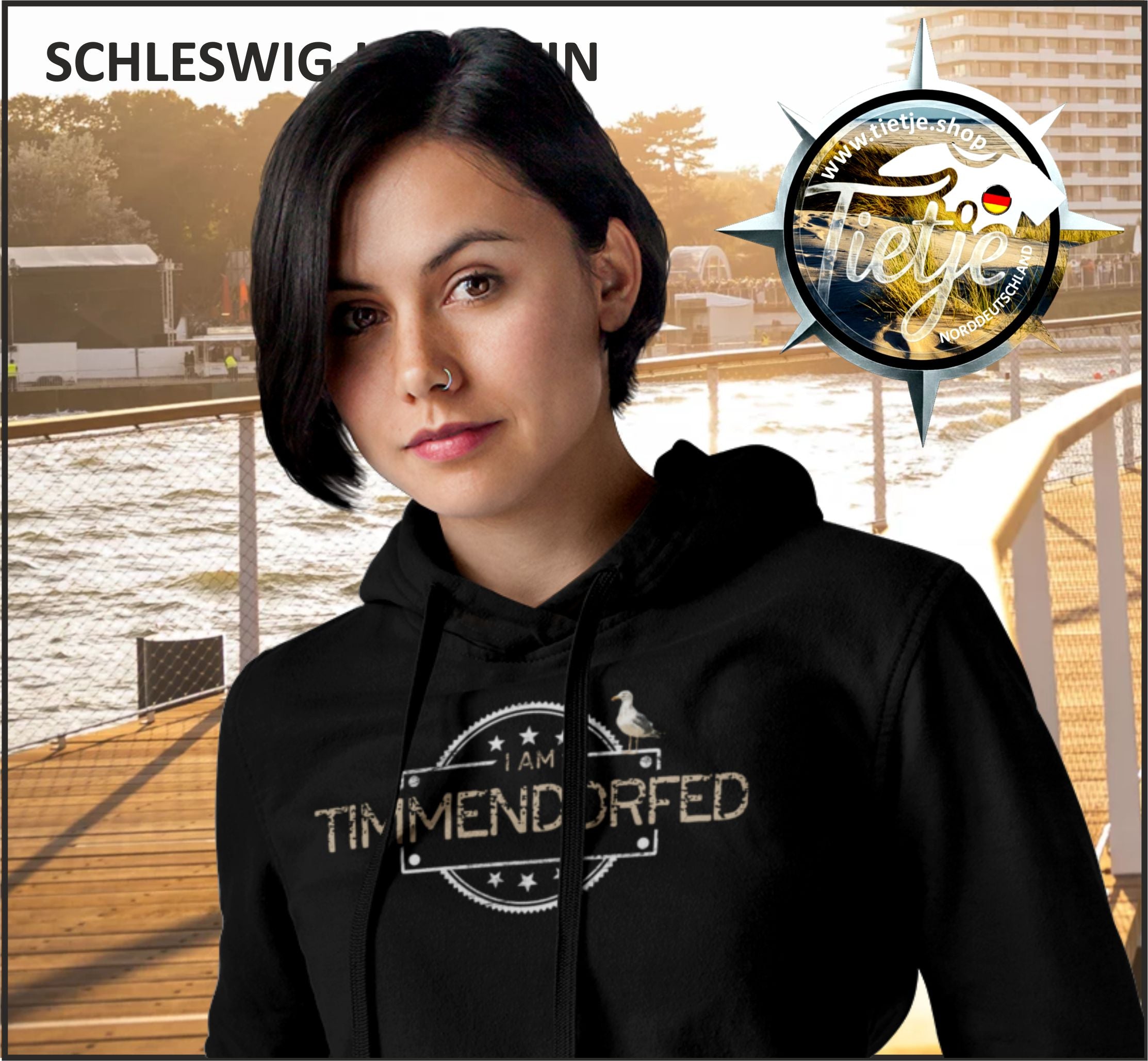 SCHLESWIG-HOLSTEIN - I'AM TIMMENDORFED  - Unisex Kapuzenpullover Hoodie
