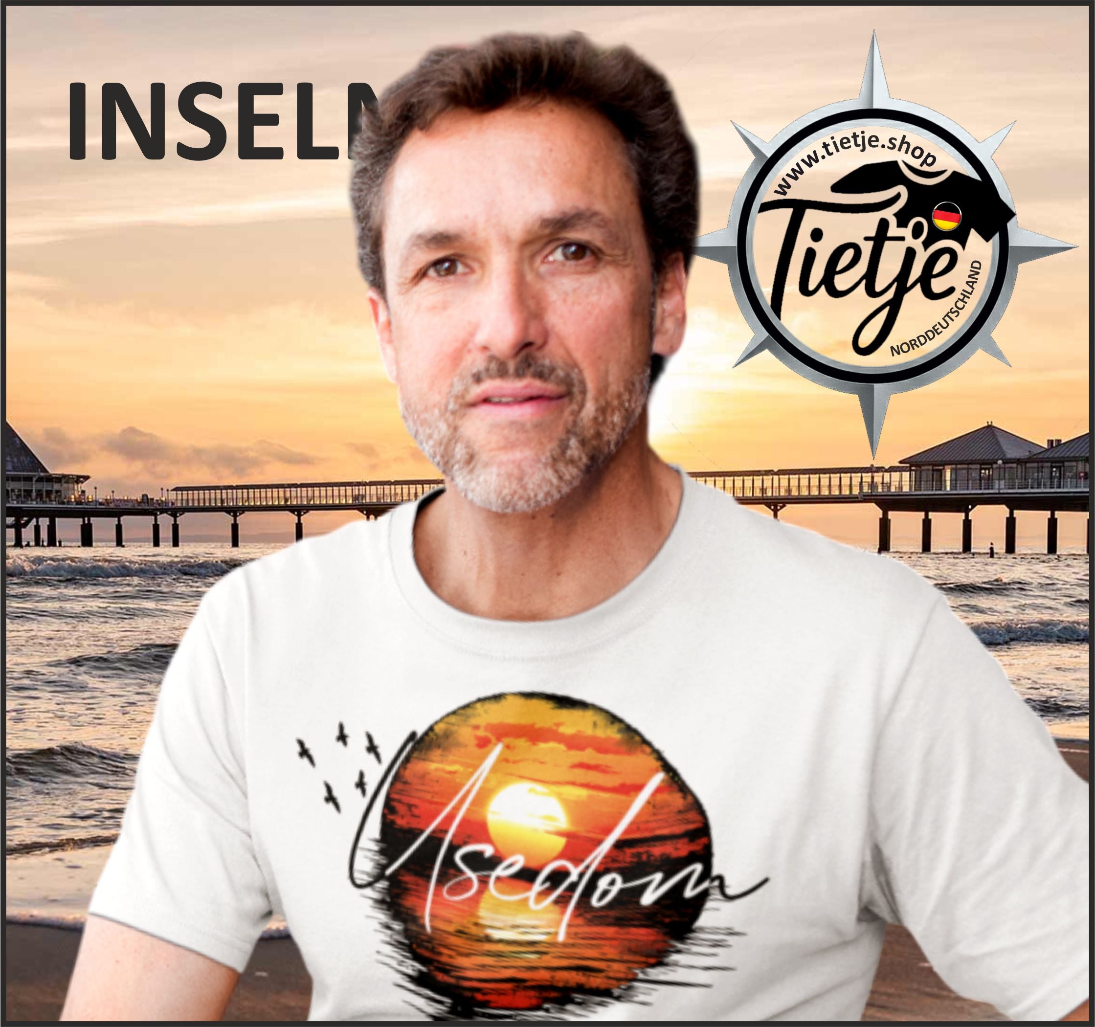 INSELN - USEDOM  - Herren Shirt