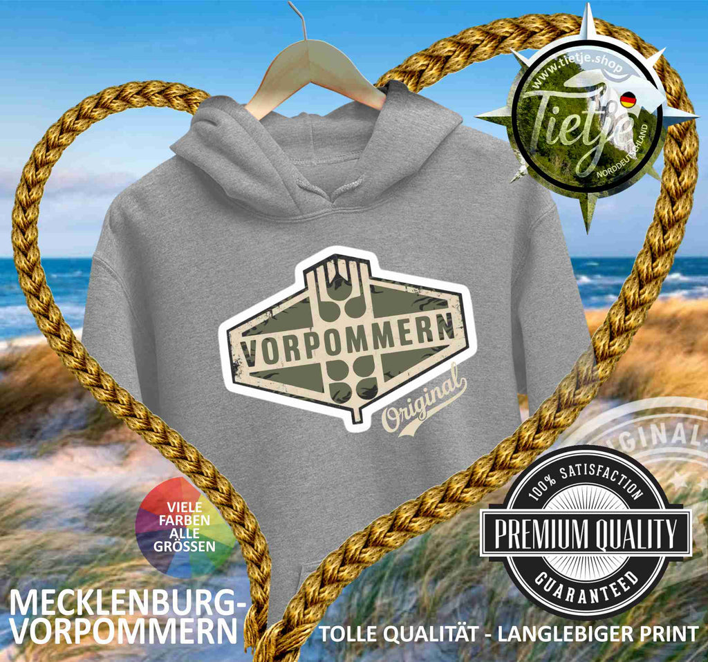 MECKLENBURG-VORPOMMERN - VORPOMMERN Original  - Unisex Kapuzenpullover Hoodie