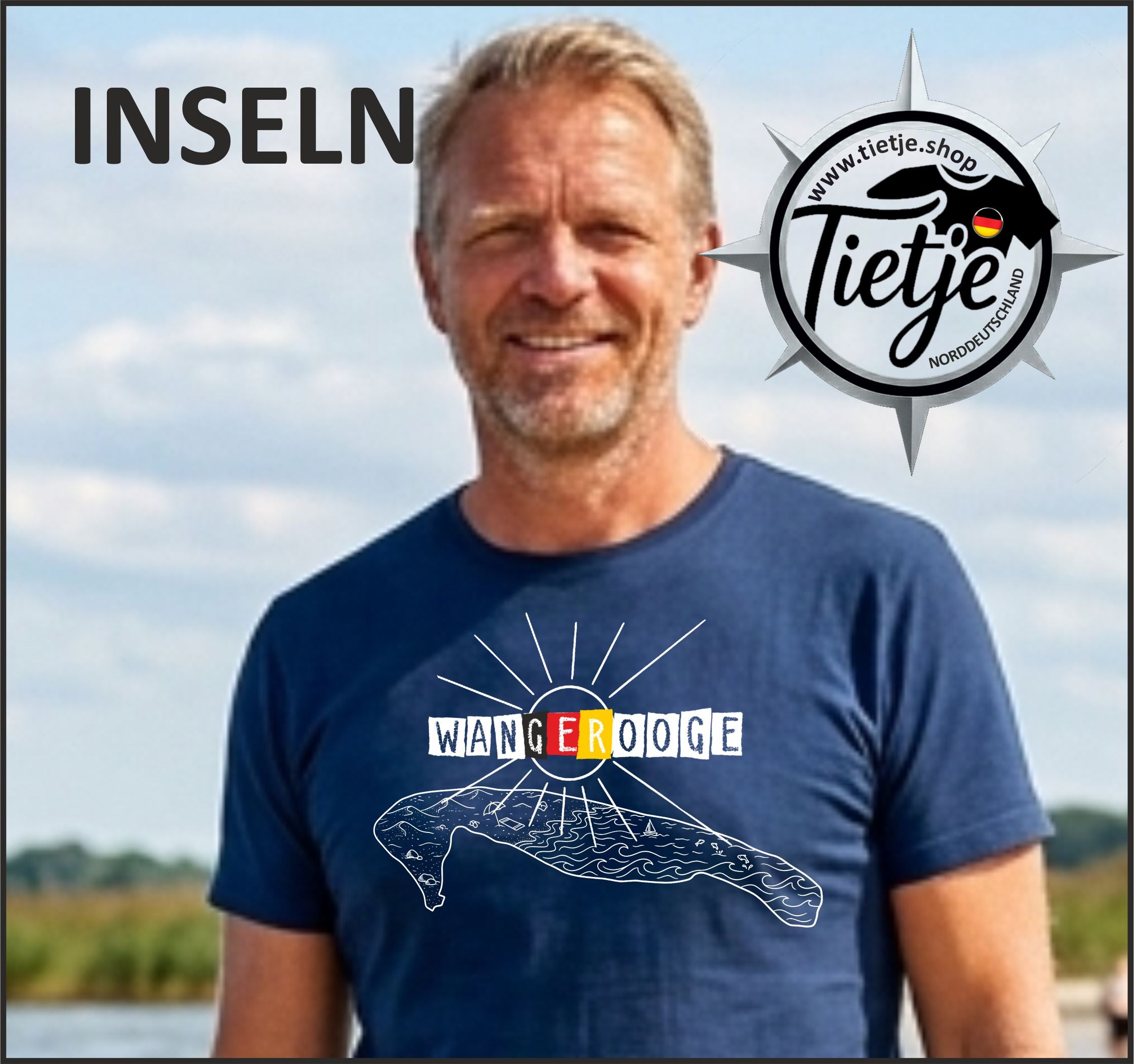 INSELN - WANGEROOGE  - Herren Shirt