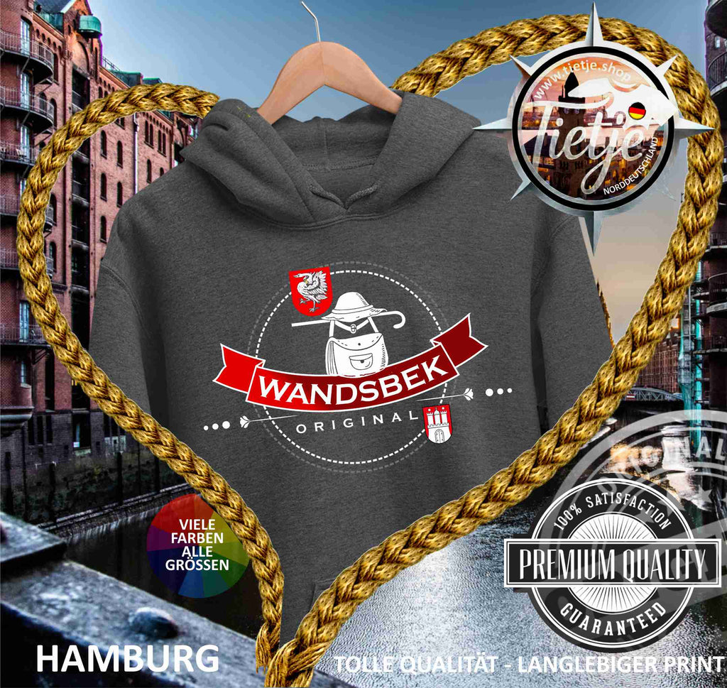 HAMBURG - Städte - WANDSBEK  - Unisex Kapuzenpullover Hoodie