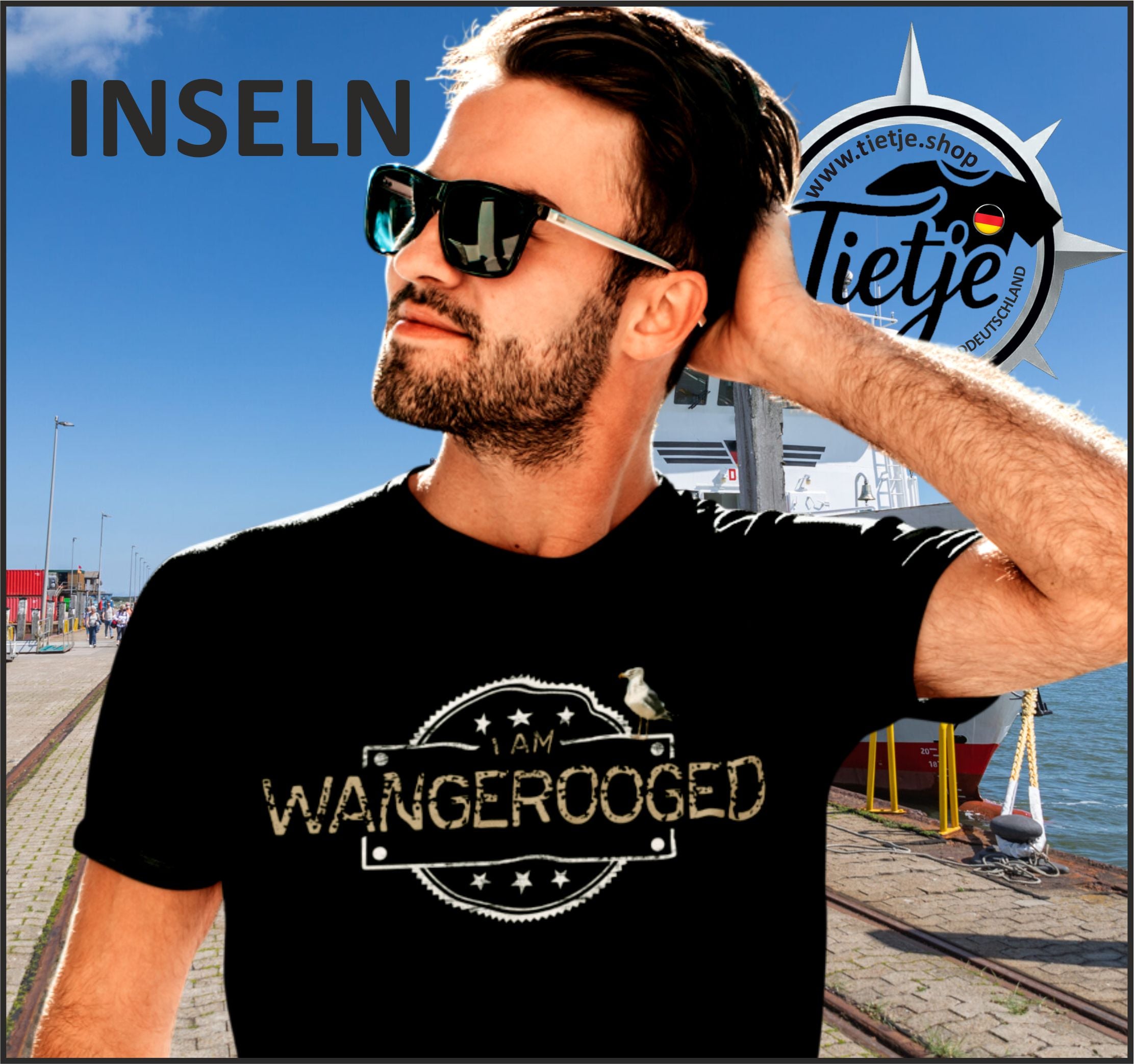 INSELN - WANGEROOGED  - Herren Shirt