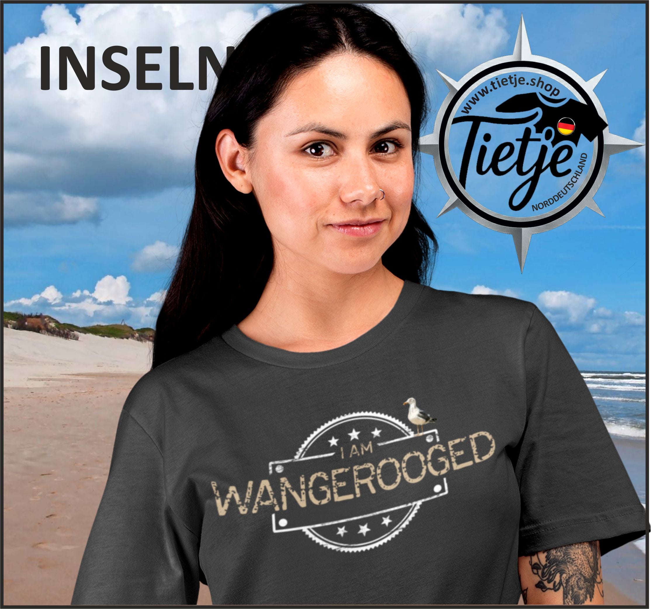 INSELN - WANGEROOGED  - Damen Premiumshirt