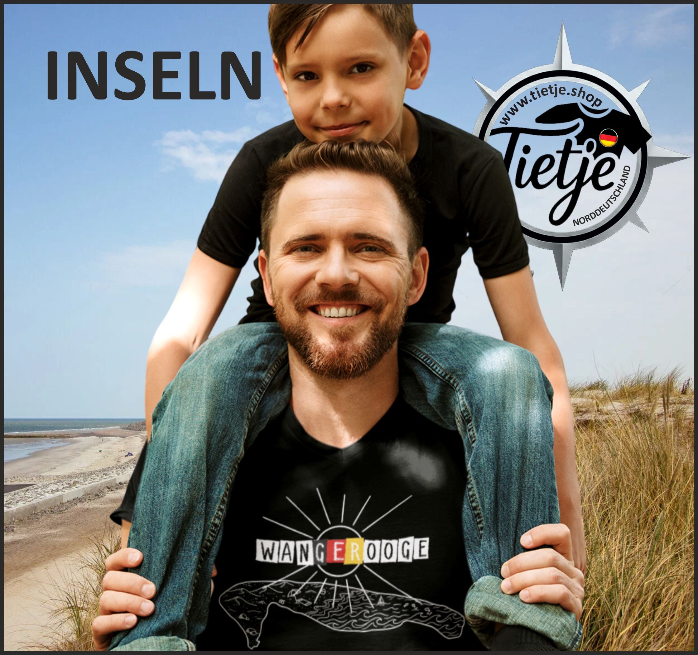 INSELN - WANGEROOGE  - Herren Shirt