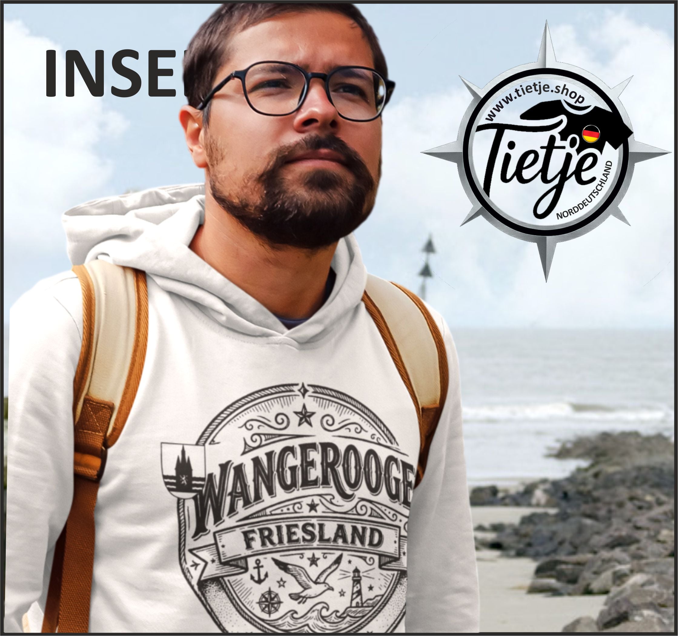 INSELN - WANGEROOGE FRIESLAMD  - Unisex Kapuzenpullover Hoodie