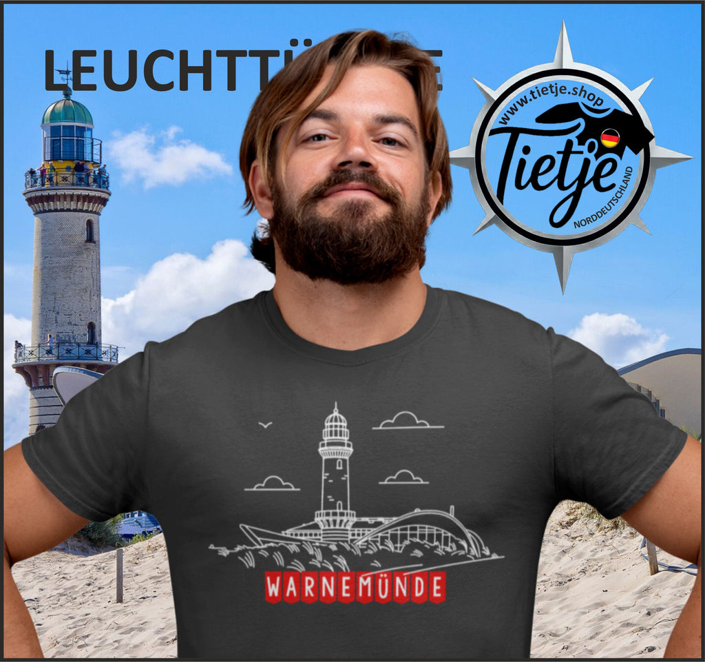 MECKLENBURG-VORPOMMERN - LEUCHTTÜRME - WARNEMÜNDE  - Herren Shirt