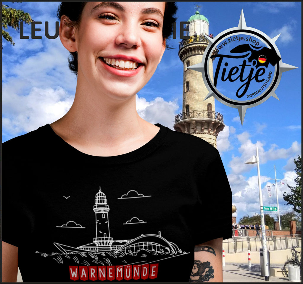 MECKLENBURG-VORPOMMERN - LEUCHTTÜRME - WARNEMÜNDE  - Damen Premiumshirt