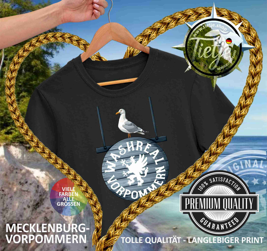 MECKLENBURG-VORPOMMERN - WASHREAL Vorpommern  - Damen Premiumshirt