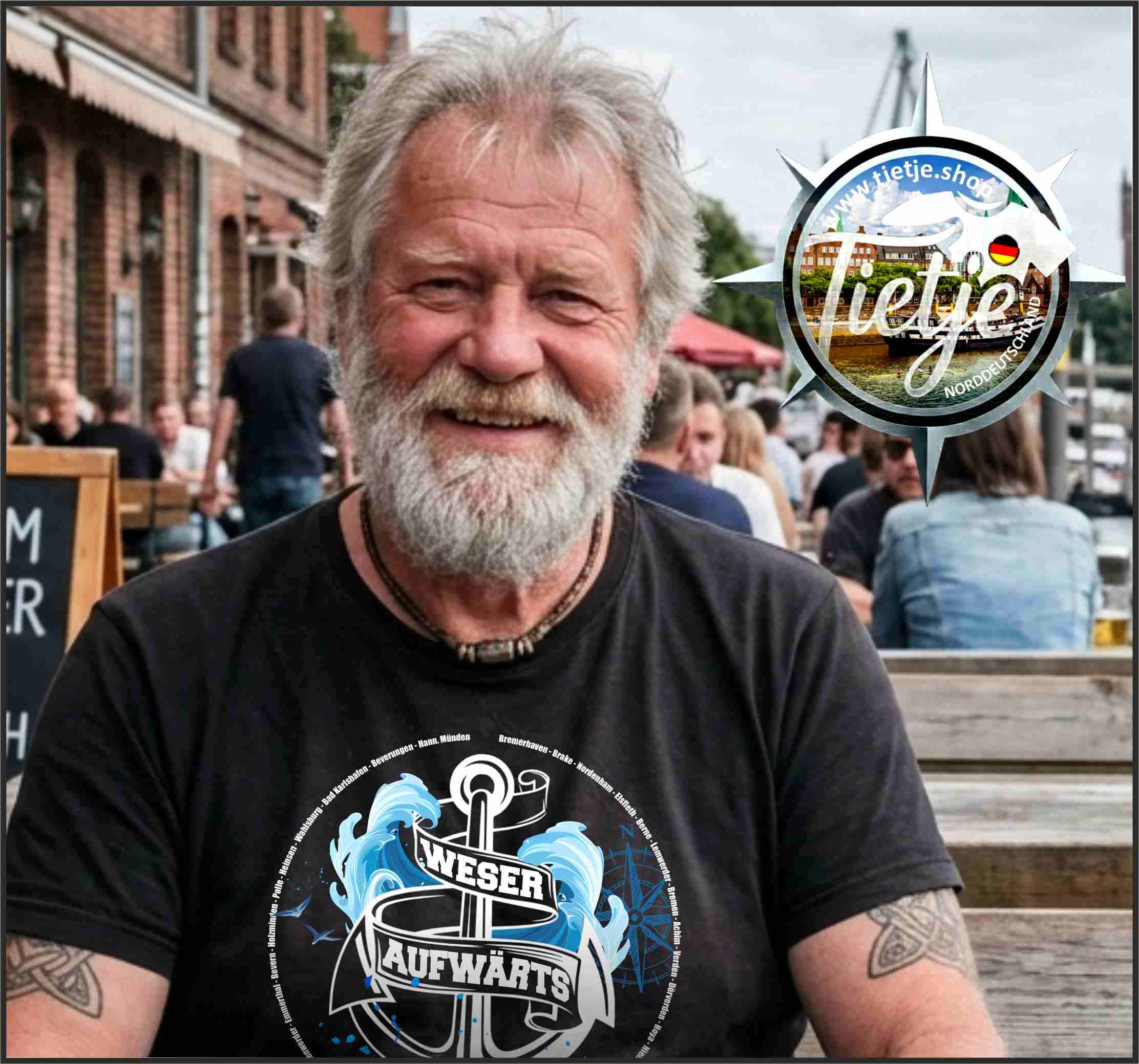 BREMEN - WESER aufwärts  - Herren Shirt