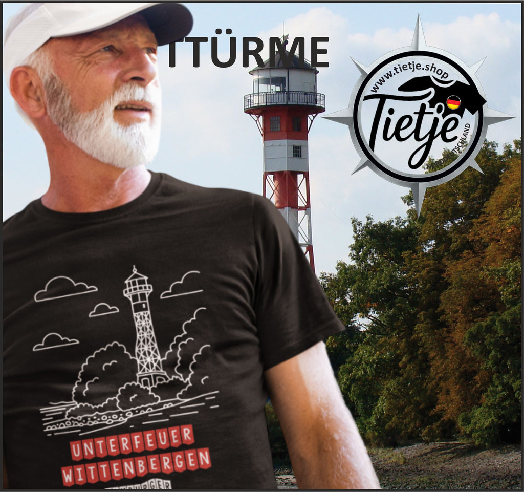 HAMBURG - LEUCHTTÜRME - UNTERFEUER WITTENBERGEN  - Herren Shirt