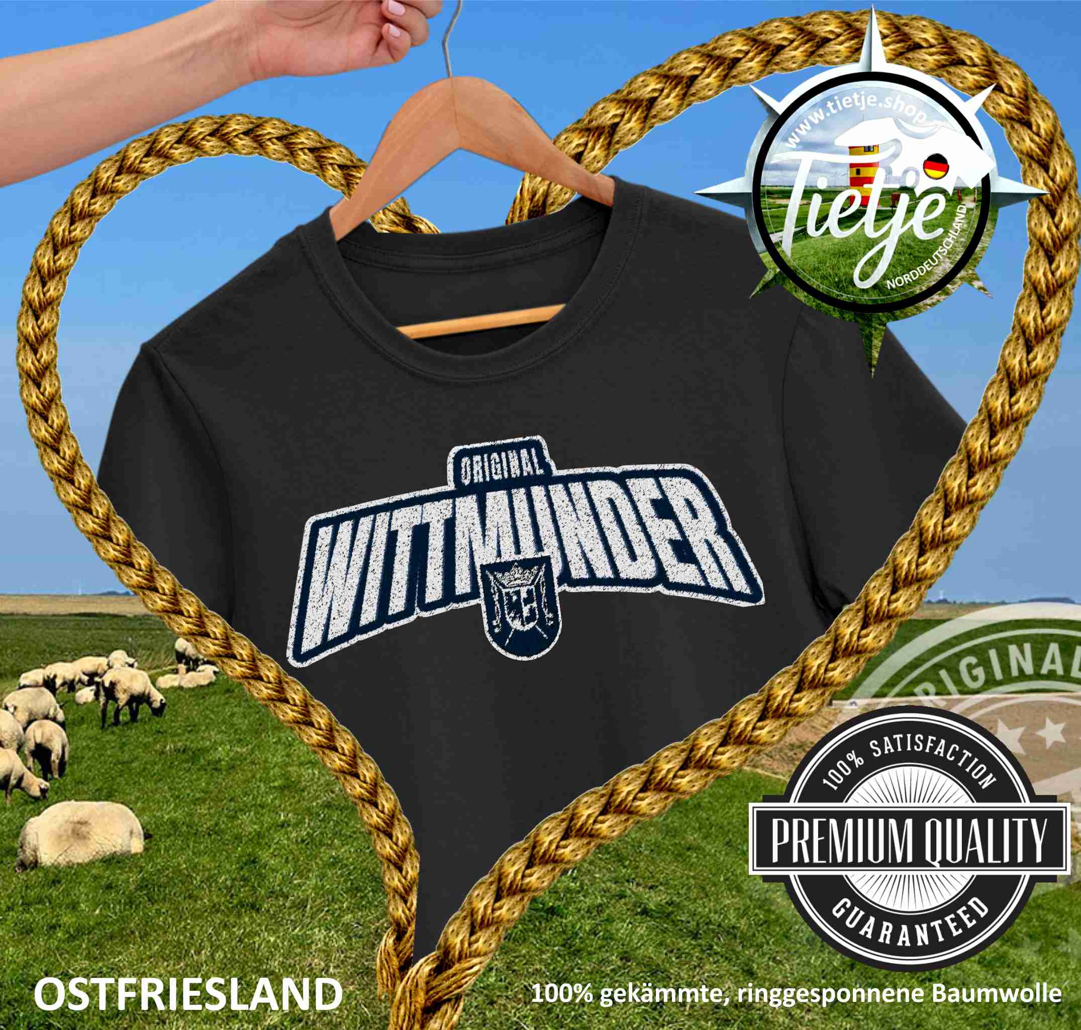 OSTFRIESLAND - Städte - ORIGINAL WITTMUNDER  - Herren Shirt