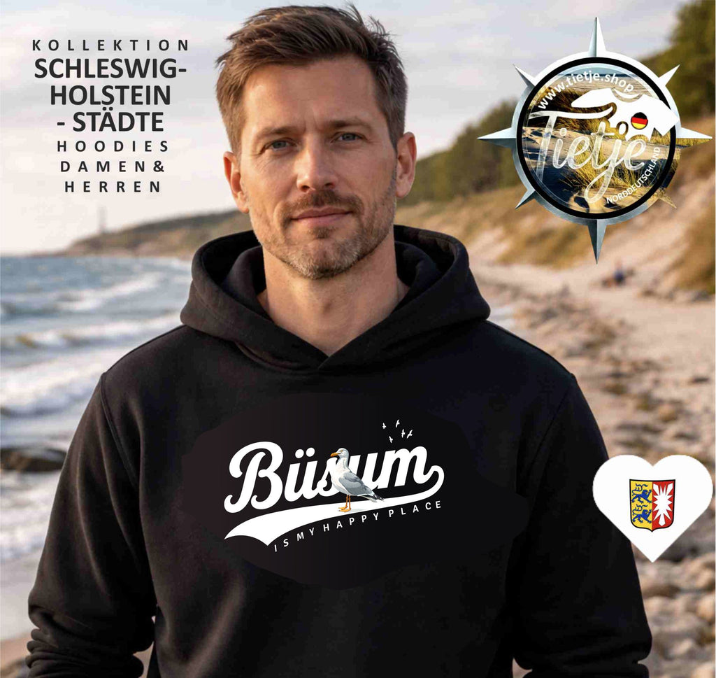 SCHLESWIG-HOLSTEIN - Städte - Büsum - Unisex Kapuzenpullover Hoodie
