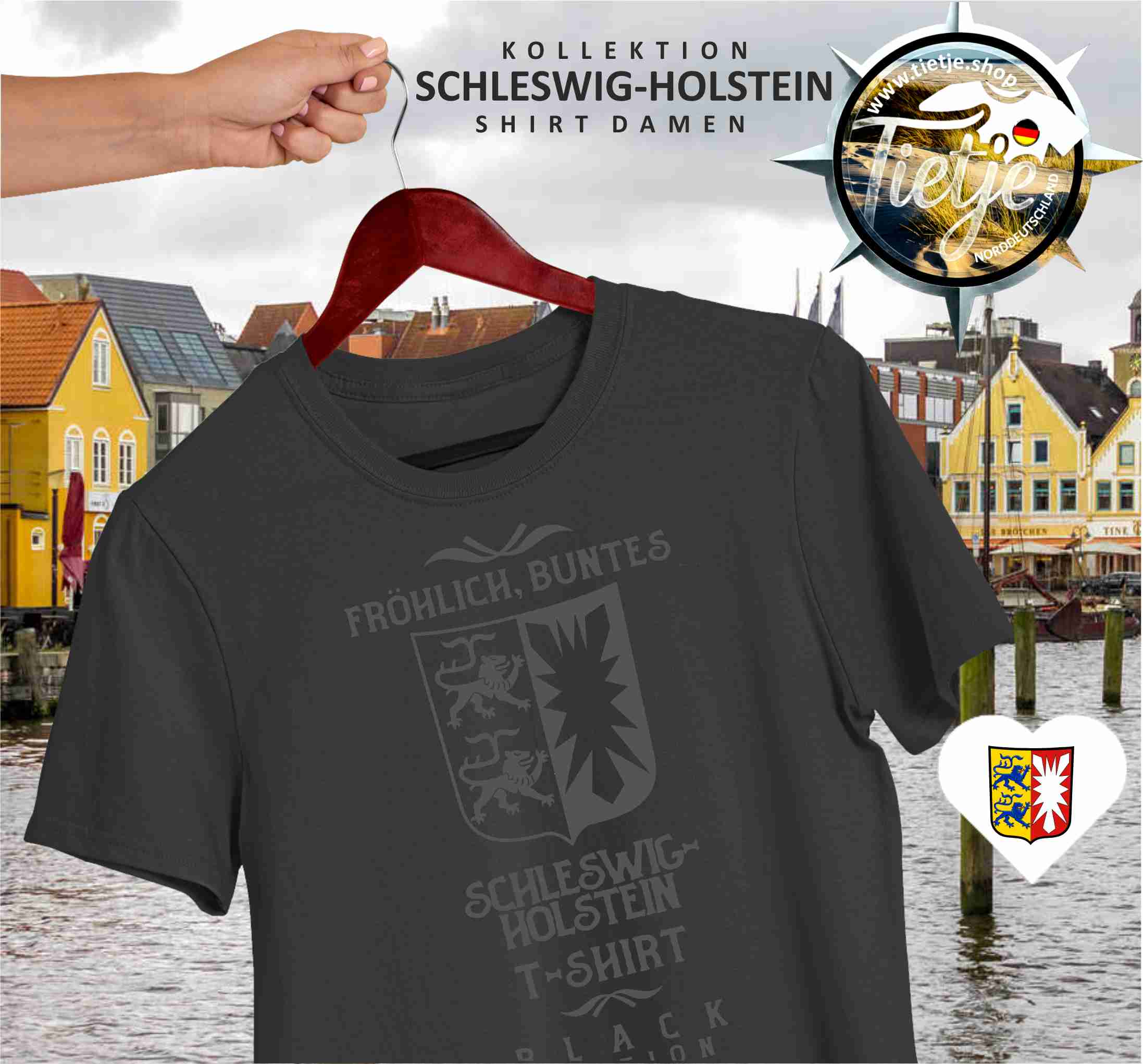 SCHLESWIG-HOLSTEIN - BLACK EDITION  - Herren Shirt