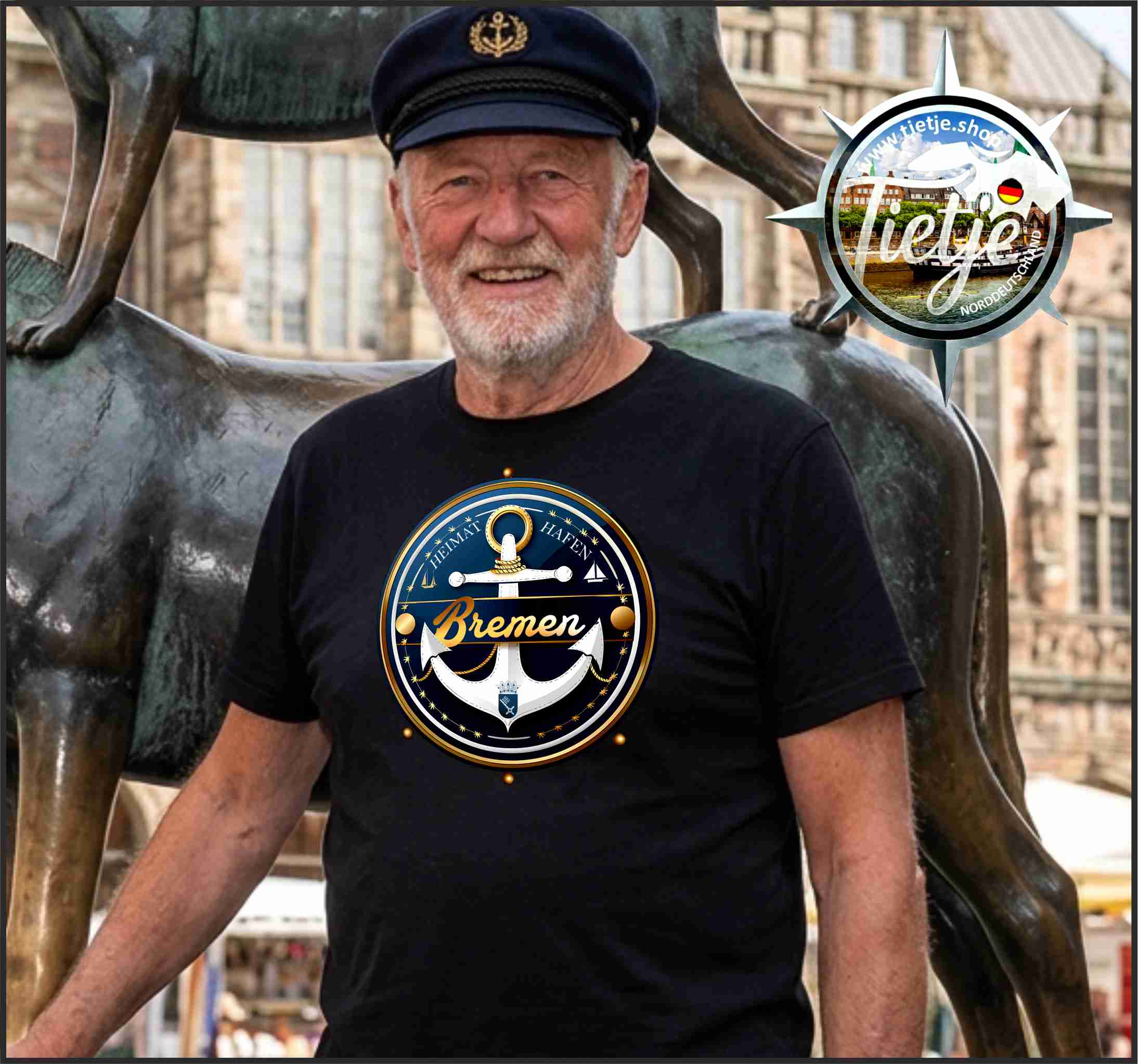 BREMEN - HEIMATHAFEN  - Herren Shirt