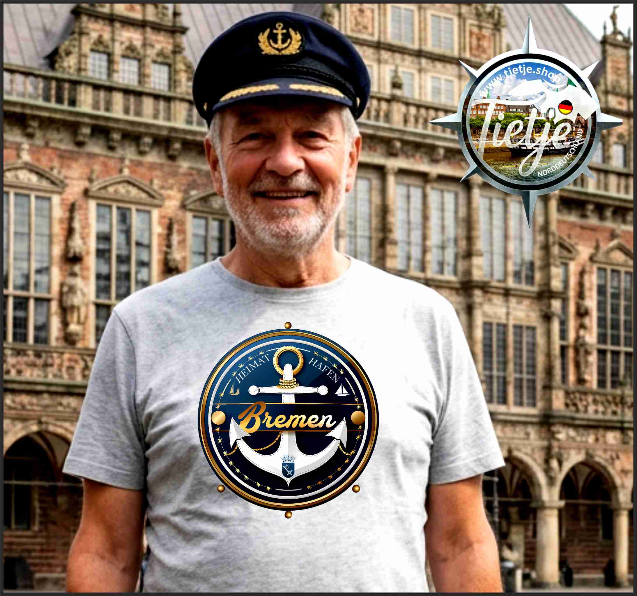 BREMEN - HEIMATHAFEN  - Herren Shirt