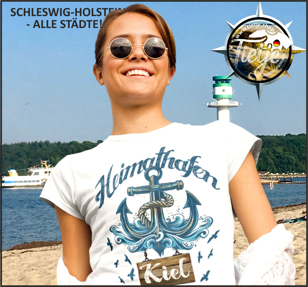 SCHLESWIG-HOLSTEIN - HEIMATHAFEN - Kiel  - Damen Premiumshirt