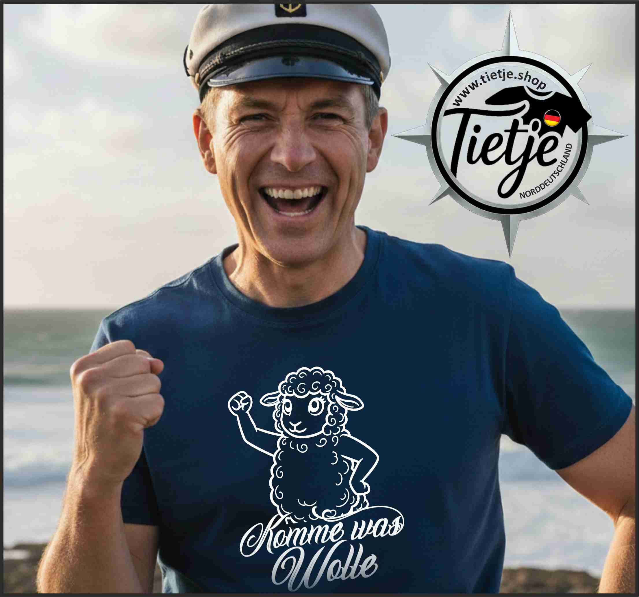 FUN & SUN - KOMME was WOLLE  - Herren Shirt