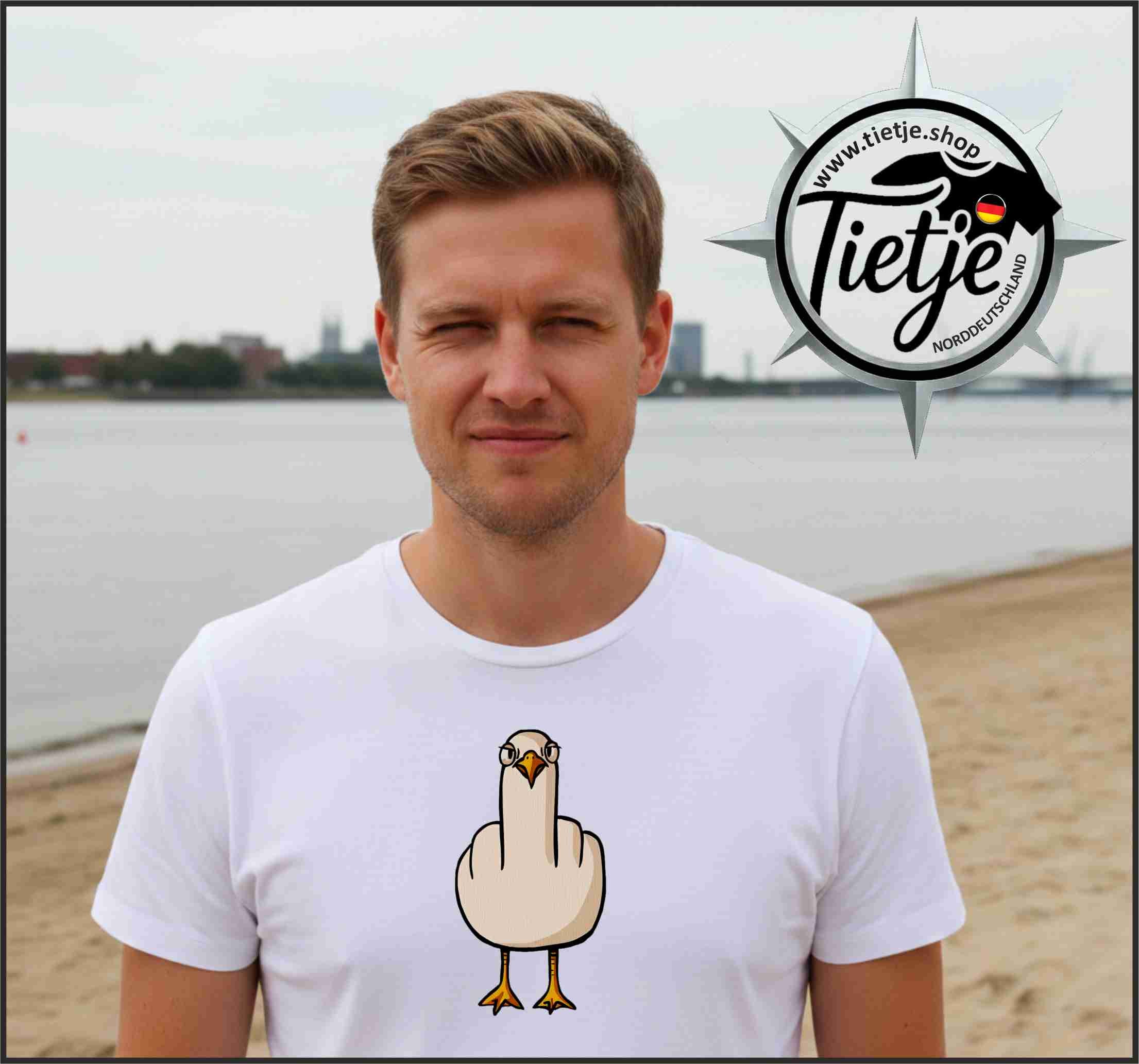 FUN & SUN - MÖWE F*CK U  - Herren Shirt