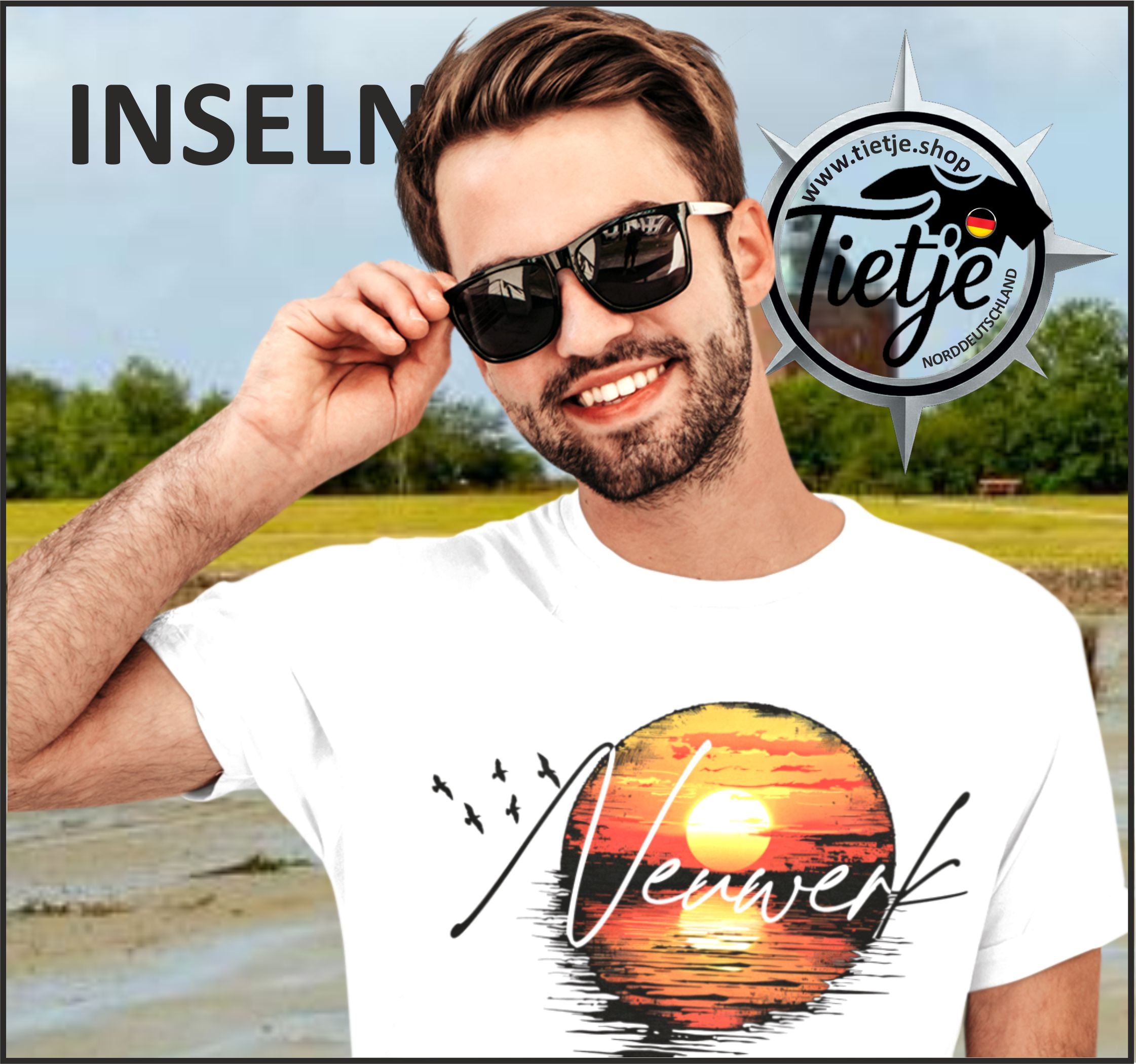 INSELN - NEUWERK  - Herren Shirt