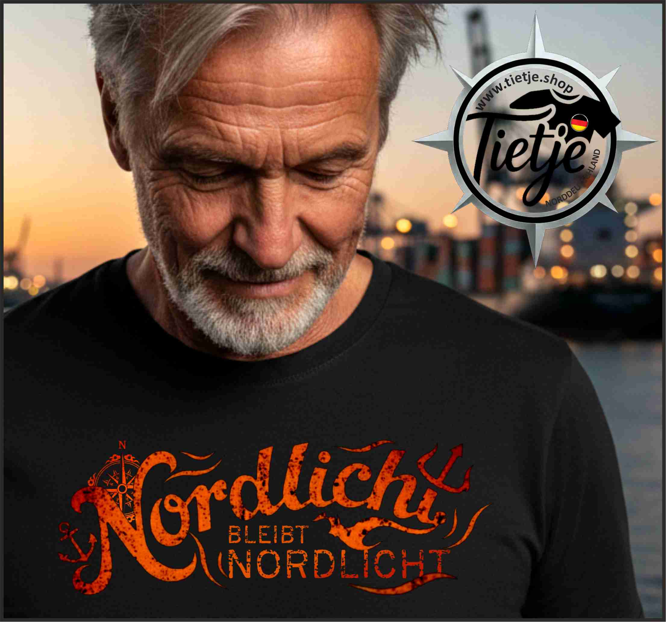 FUN & SUN - NORDLICHT bleibt NORDLICHT  - Herren Shirt