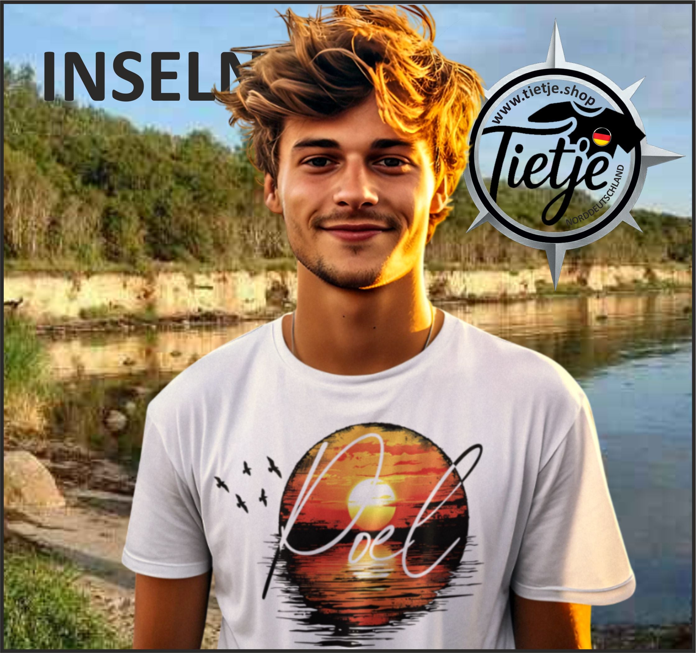INSELN - POEL  - Herren Shirt