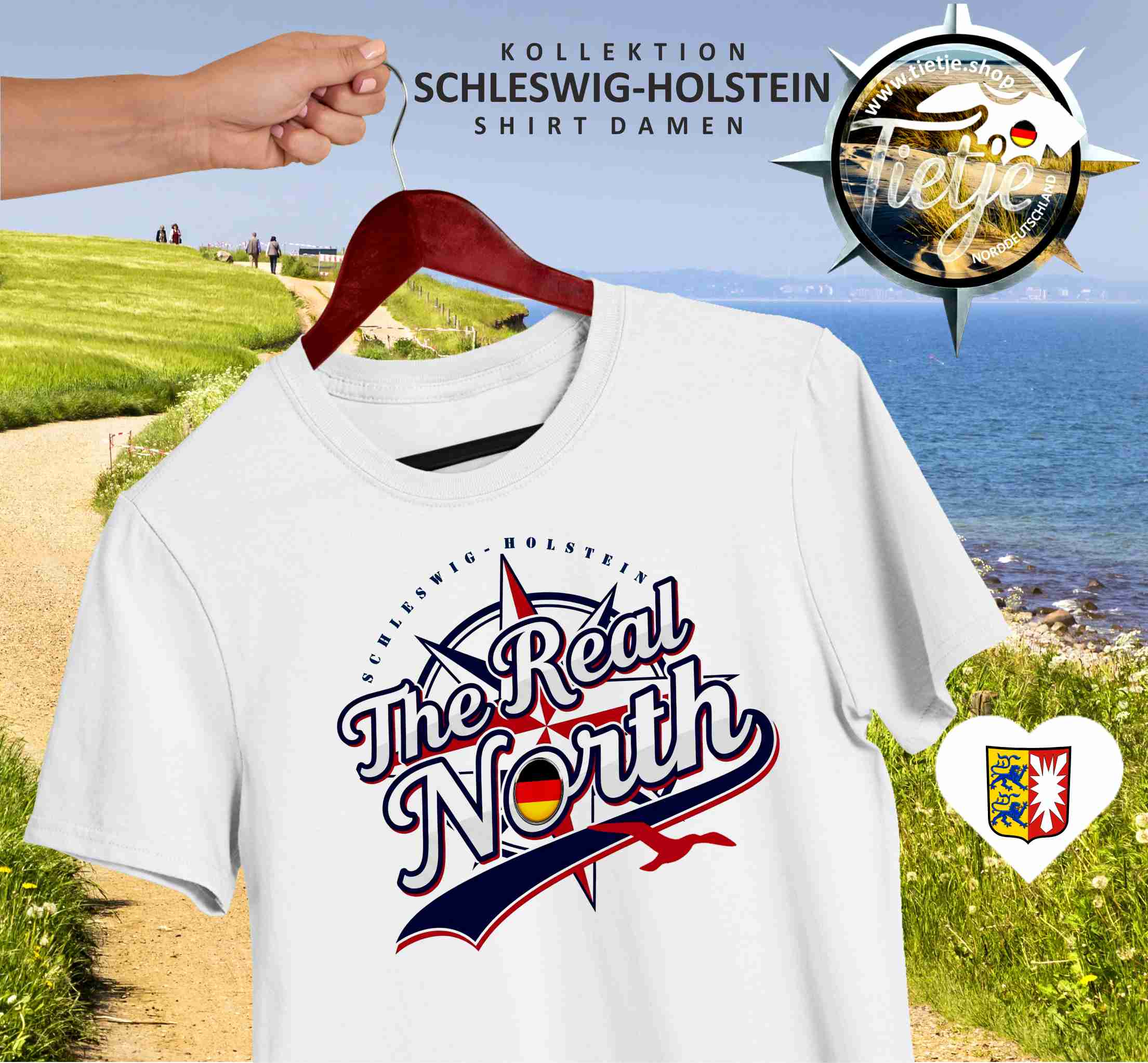 SCHLESWIG-HOLSTEIN - THE REAL NORTH  - Herren Shirt