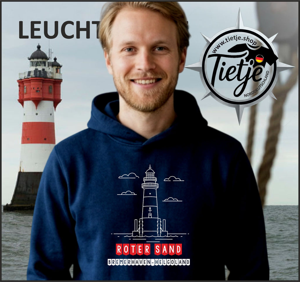 LEUCHTTÜRME - ROTER SAND  - Unisex Kapuzenpullover Hoodie