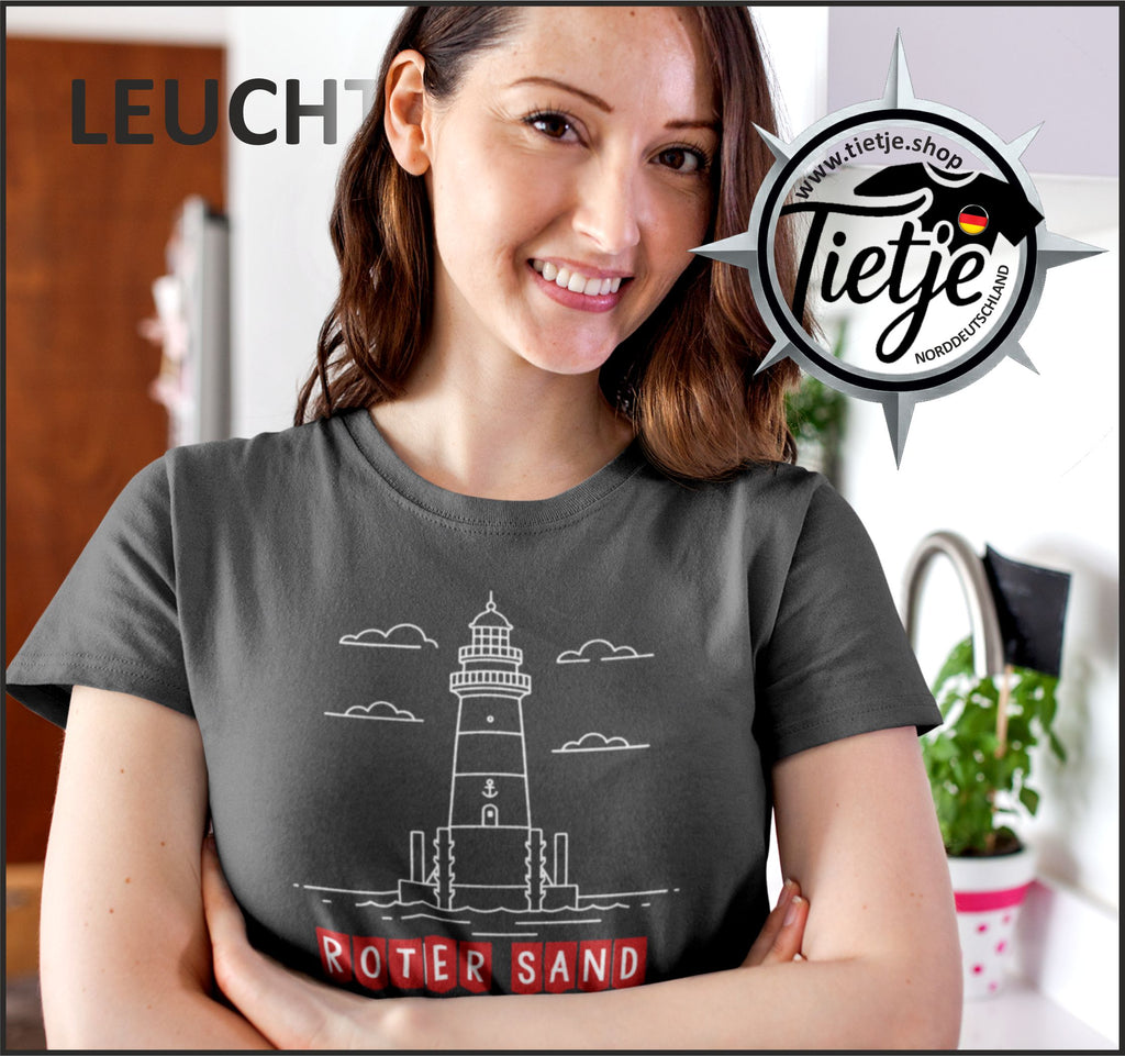 LEUCHTTÜRME - ROTER SAND  - Damen Premiumshirt