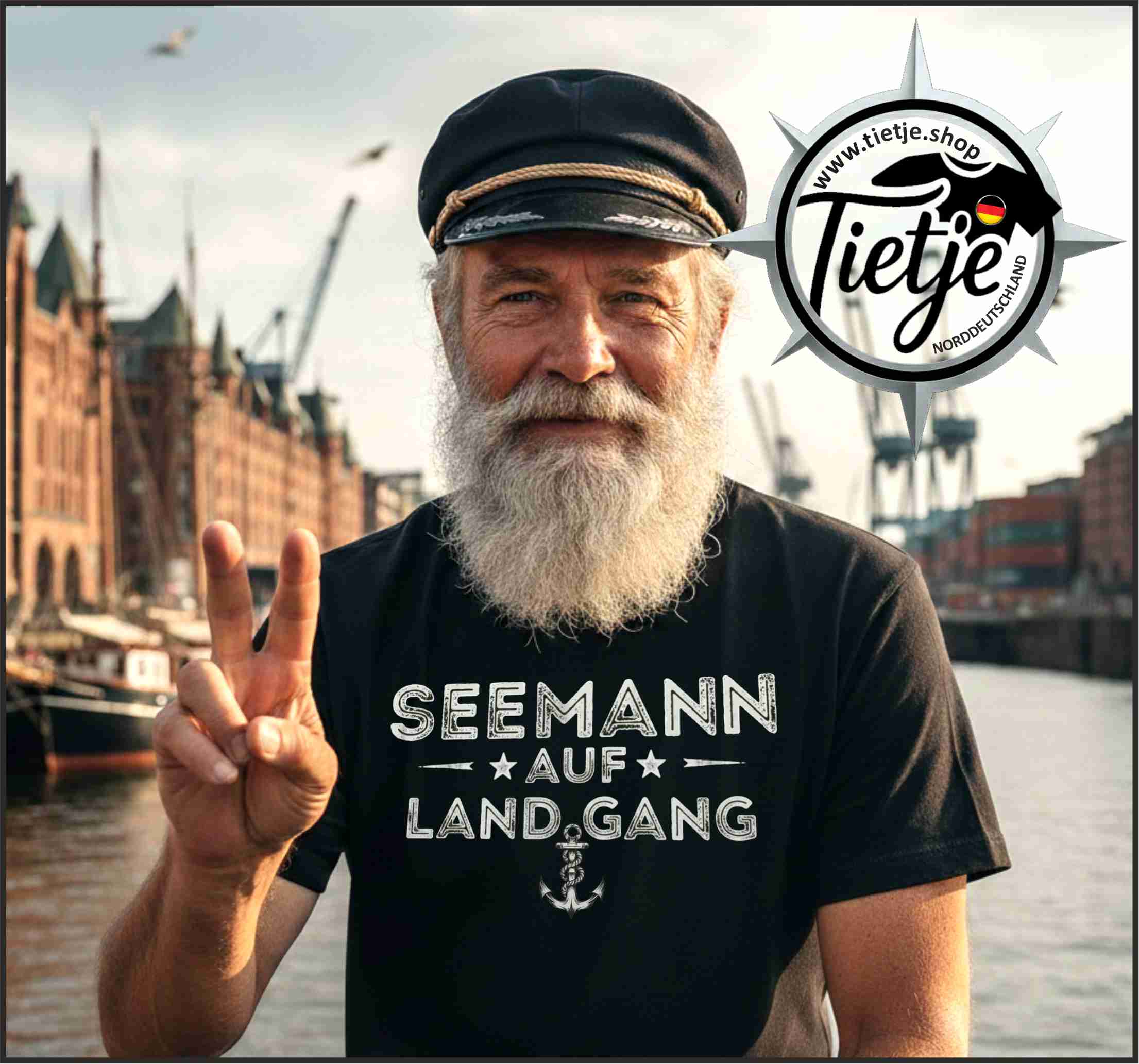 FUN & SUN - SEEMANN auf LANDGANG  - Herren Shirt
